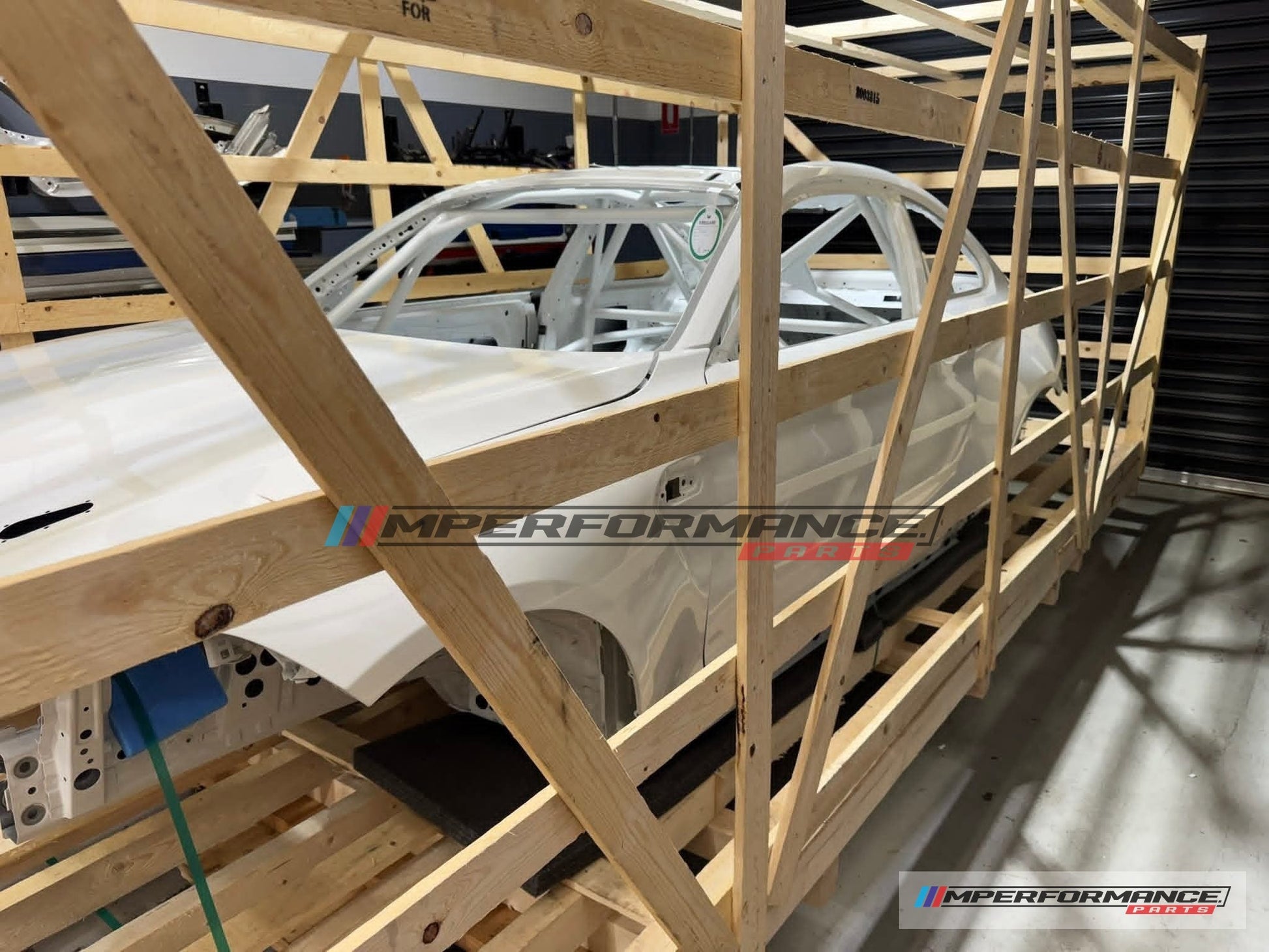 BMW F87 M2 CS Racing painted body shell FIA roll cage OEM BMW Motorsport 41008438097 image 11