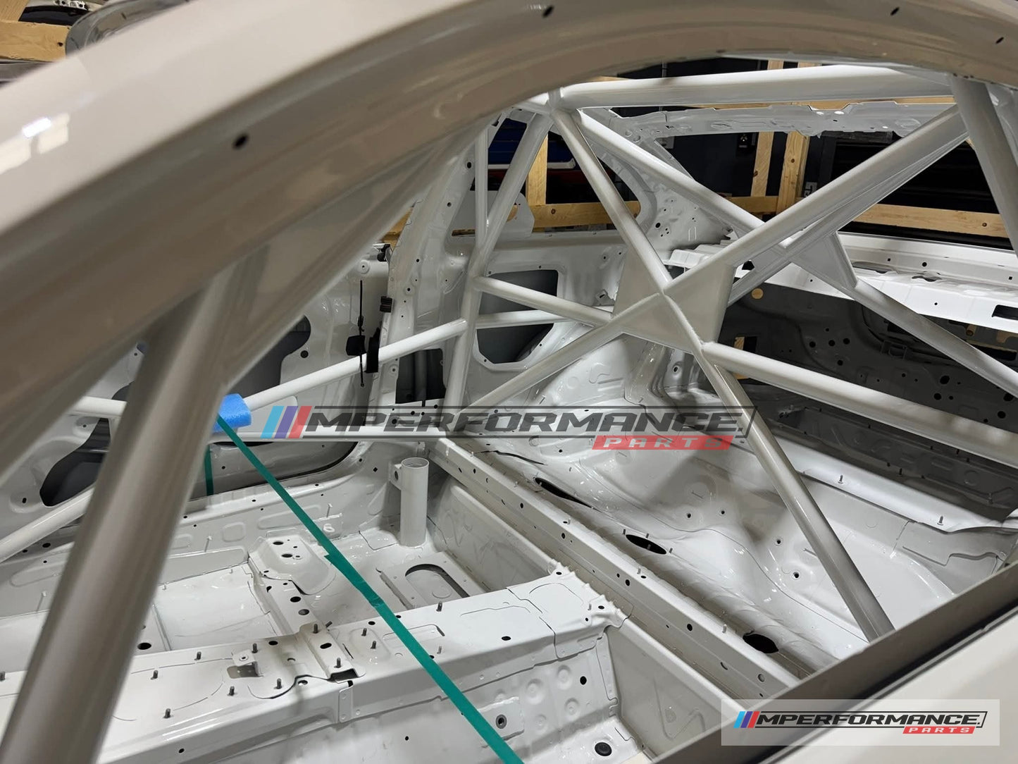 BMW F87 M2 CS Racing painted body shell FIA roll cage OEM BMW Motorsport 41008438097 image 13