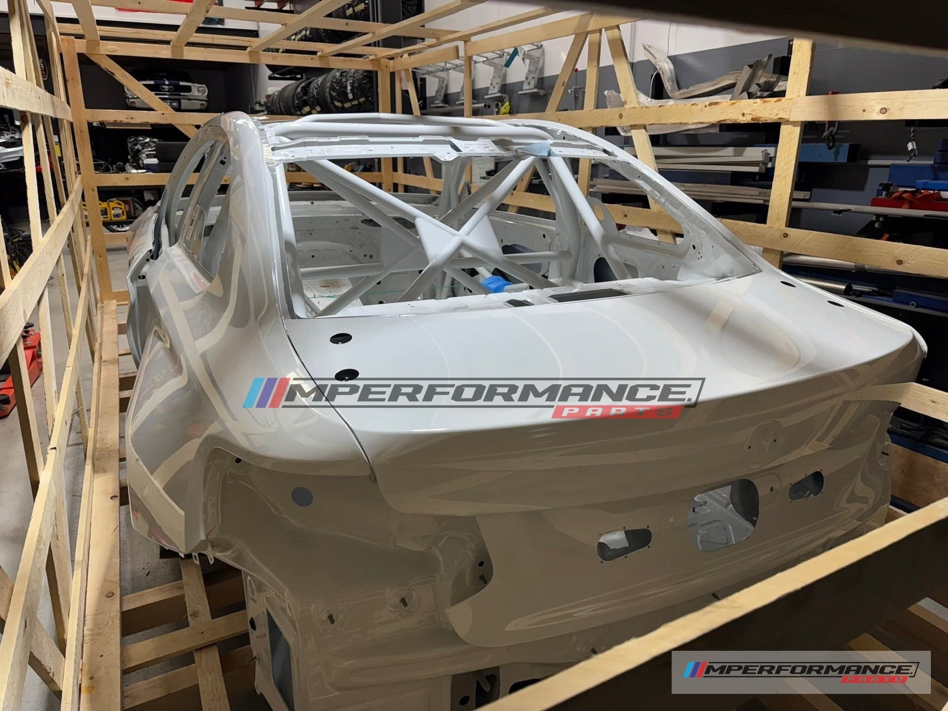 BMW F87 M2 CS Racing painted body shell FIA roll cage OEM BMW Motorsport 41008438097 image 15