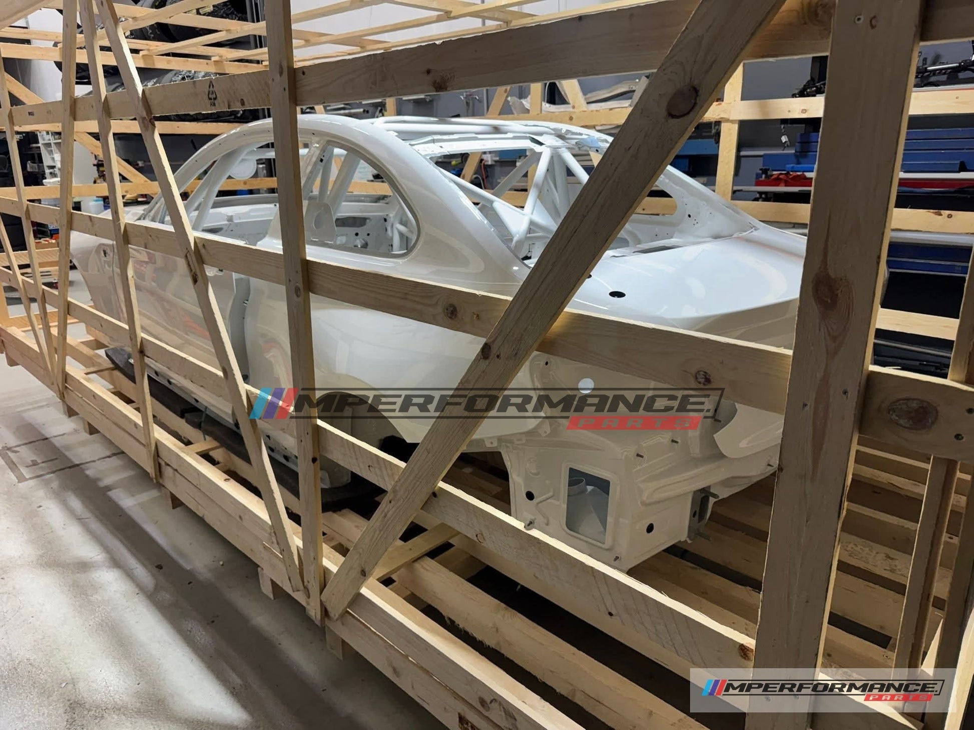 BMW F87 M2 CS Racing painted body shell FIA roll cage OEM BMW Motorsport 41008438097 image 16