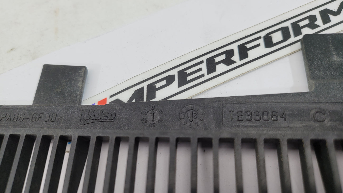 BMW G80 G82 G83 M3 M4 Competition plastic radiator cover shroud by MPerformance.parts, showing the black engine bay component.