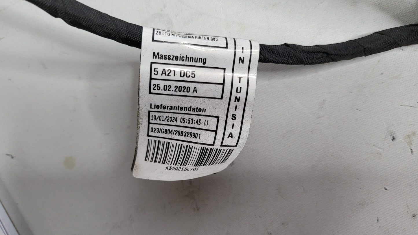 BMW 3 SERIES G20 G80 REAR BUMPER PDC WIRING LOOM 5A21DC5 - MPerformance.parts