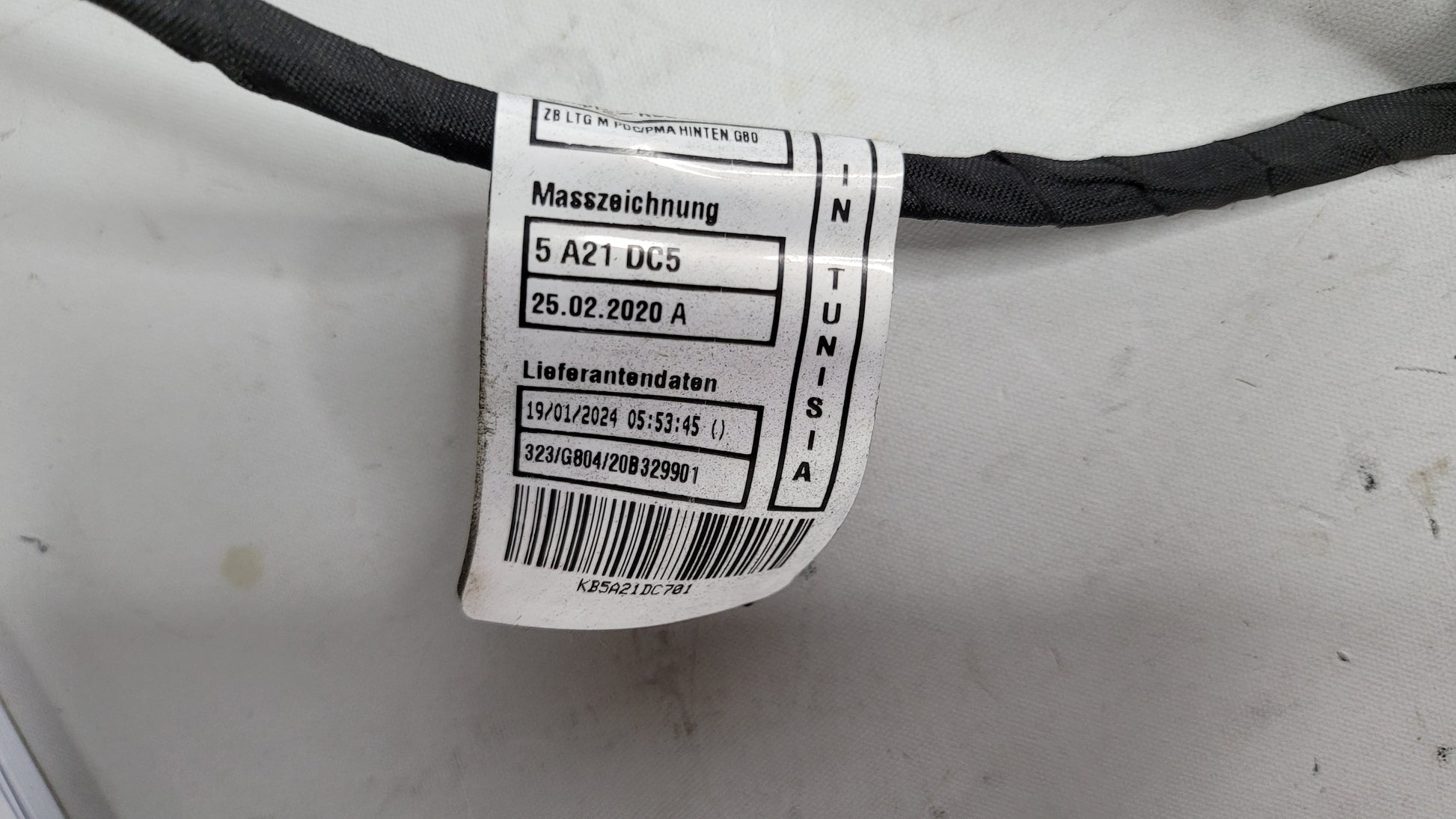 BMW 3 SERIES G20 G80 REAR BUMPER PDC WIRING LOOM 5A21DC5 - MPerformance.parts