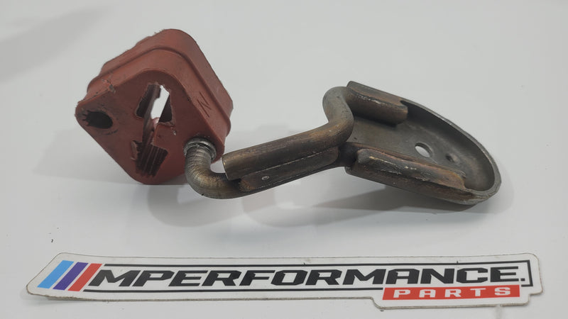 MPerformance.parts G80 M3 exhaust hanger, durable metal bracket with mounting points for secure exhaust system installation.
