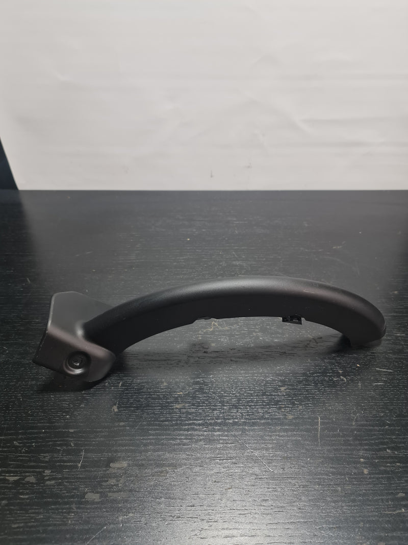 BMW G80 M3 fairing hinge tailgate left side, showcasing the metallic hinge component for the vehicle's tailgate.