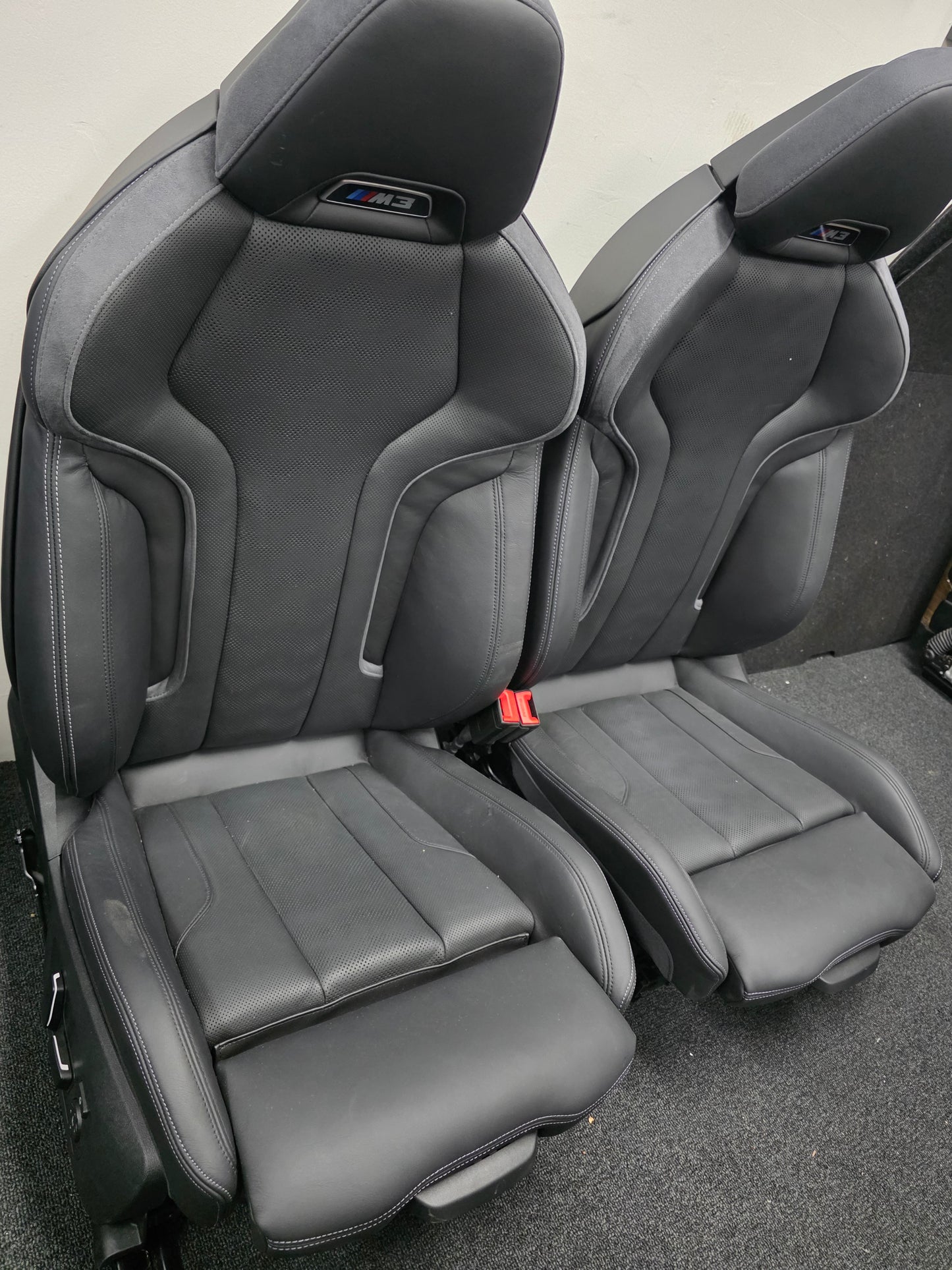 BMW G80 M3 Black Leather Comfort Seats - MPerformance.parts