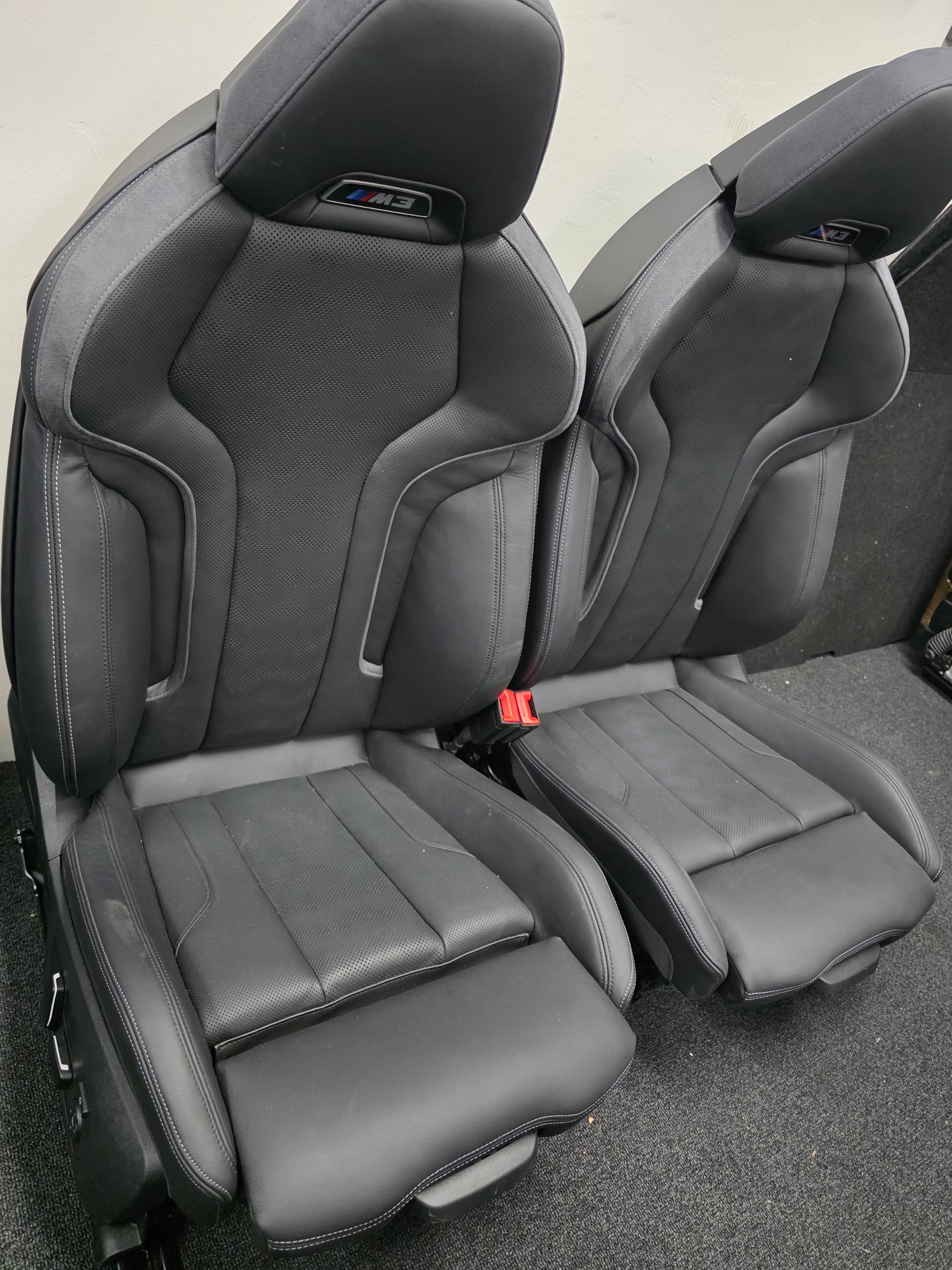 BMW G80 M3 Black Leather Comfort Seats - MPerformance.parts