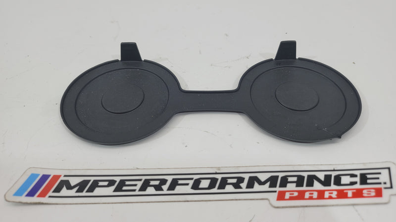 BMW 2 3 4 G Series cup holder rubber insert for G80 M3, G42, G20, G21, G22, G23, MPerformance.parts, black rubber insert.