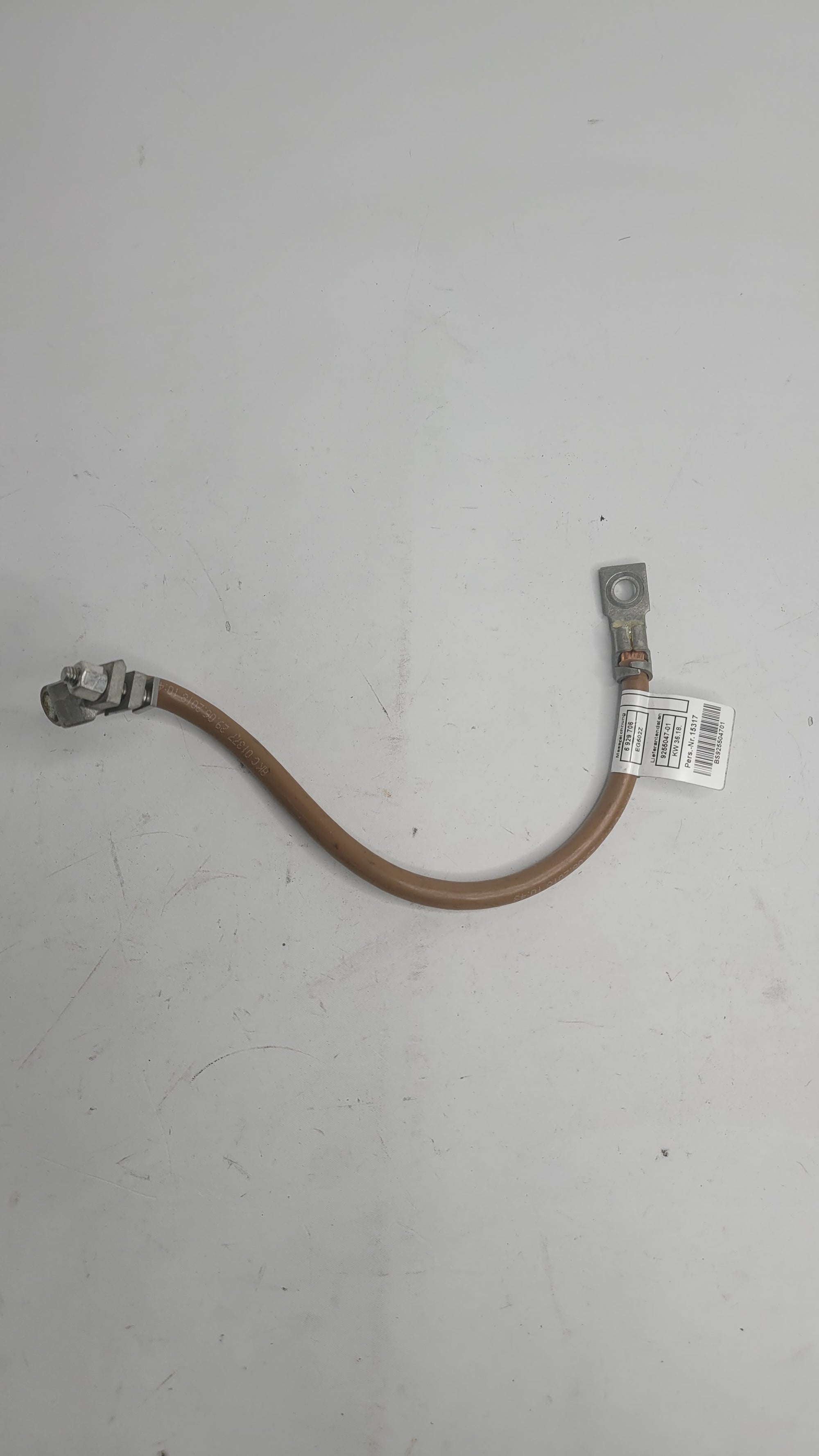 BMW X5 F15 Negative Minus Battery Cable Wire Lead Brown 15974510 - MPerformance.parts