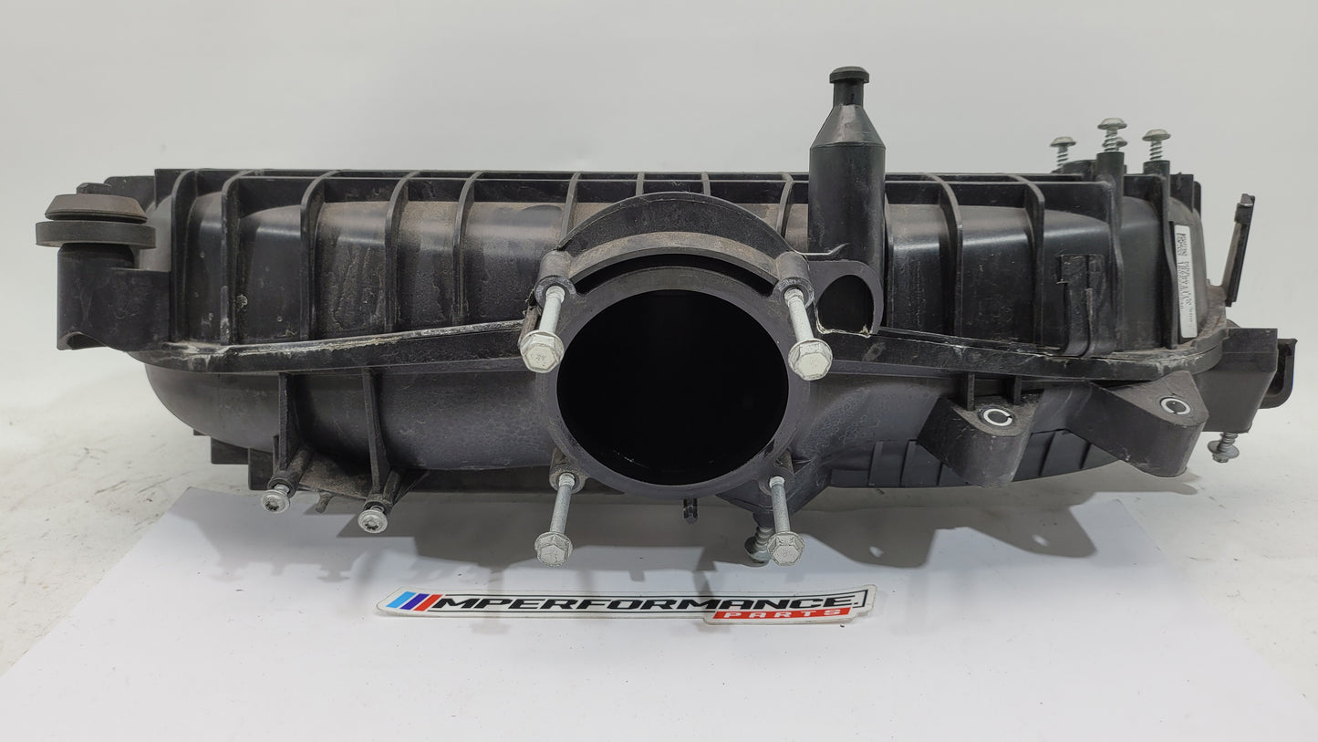 BMW N55 S55 3.0L engine intake manifold for 335i M3 M4 F80 models, manufactured by MPerformance.parts, shown in the image.