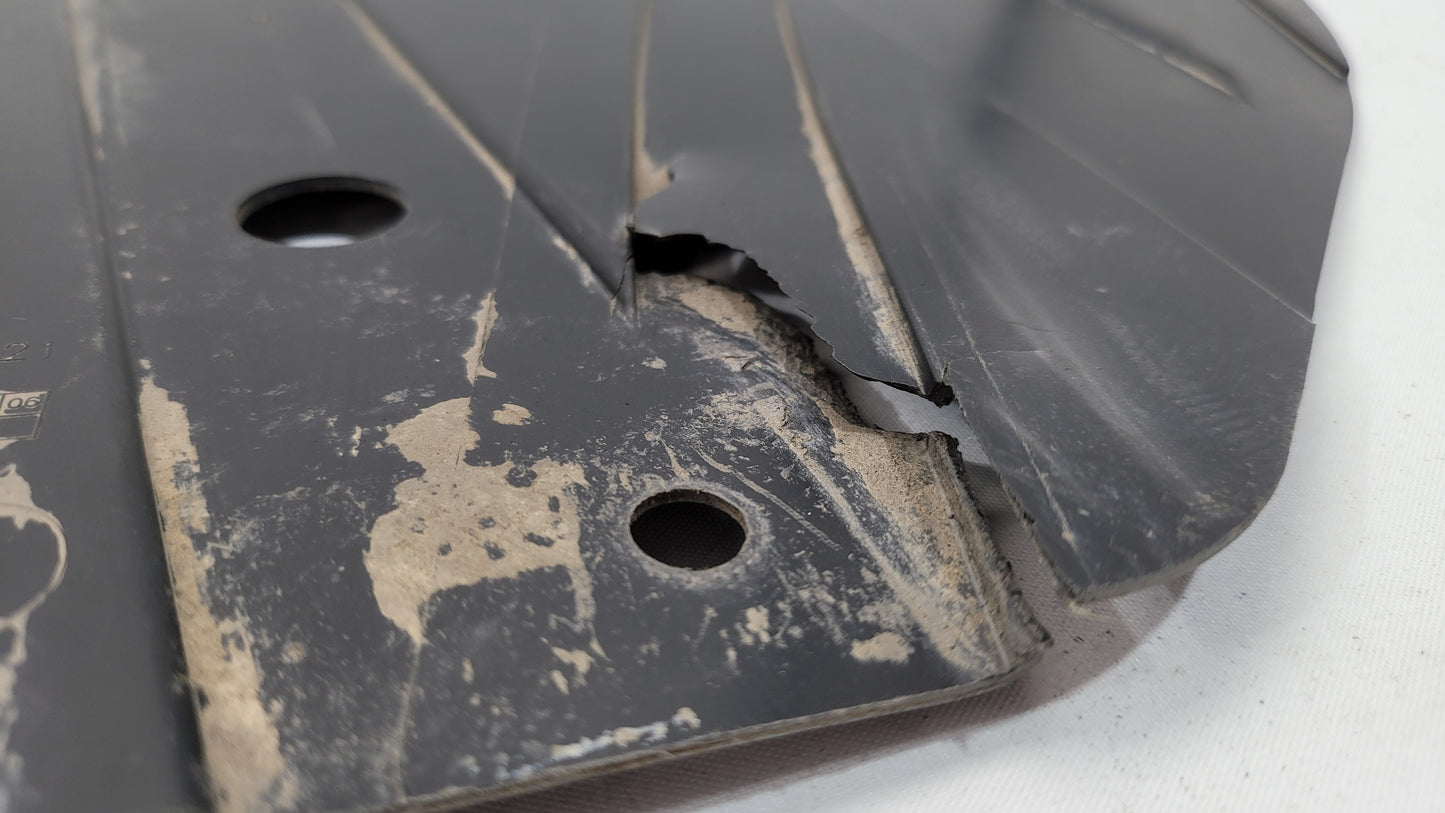 BMW M3 M4 Series rear left underbody panel, part 8062221 for F80, F82, F83 models, by MPerformance.parts.