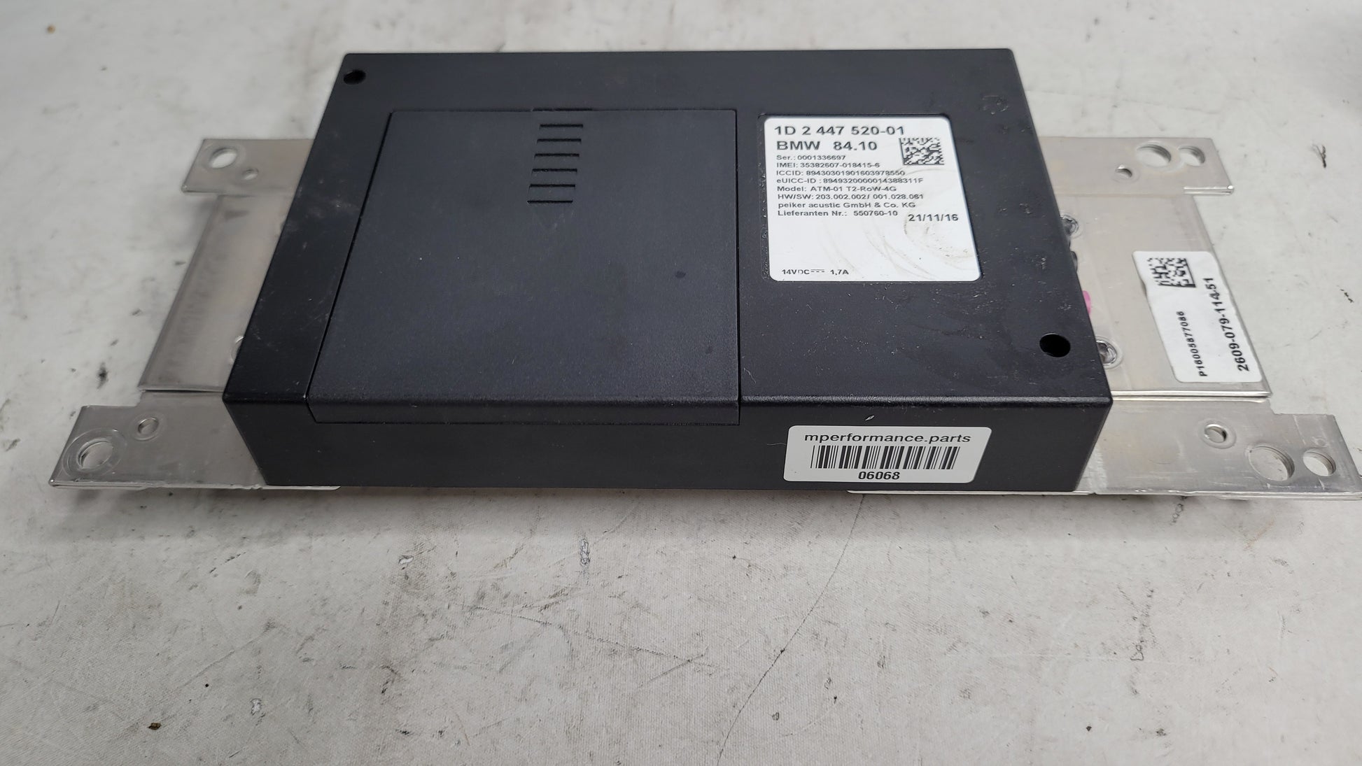 BMW M3 F80 COMMUNICATIONS TELEMATICS CONTROL MODULE 1D 2 447 520-01 - MPerformance.parts