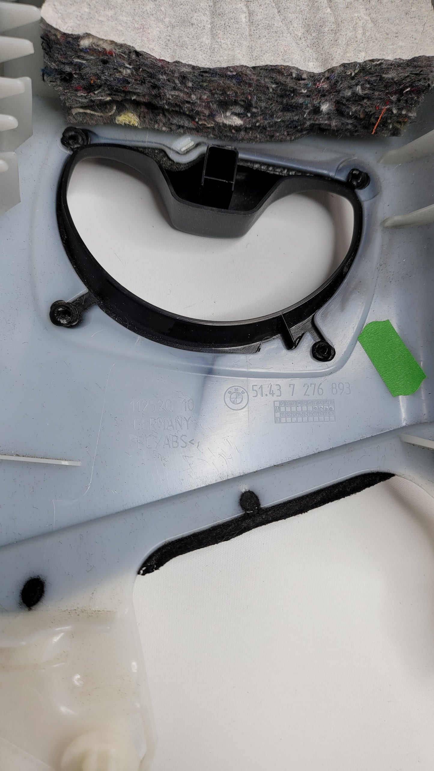 BMW M4 F82 CENTER LEFT LH SIDE B PILLAR UPPER TRIM COVER PANEL OEM - 51.43 7276893 - MPerformance.parts