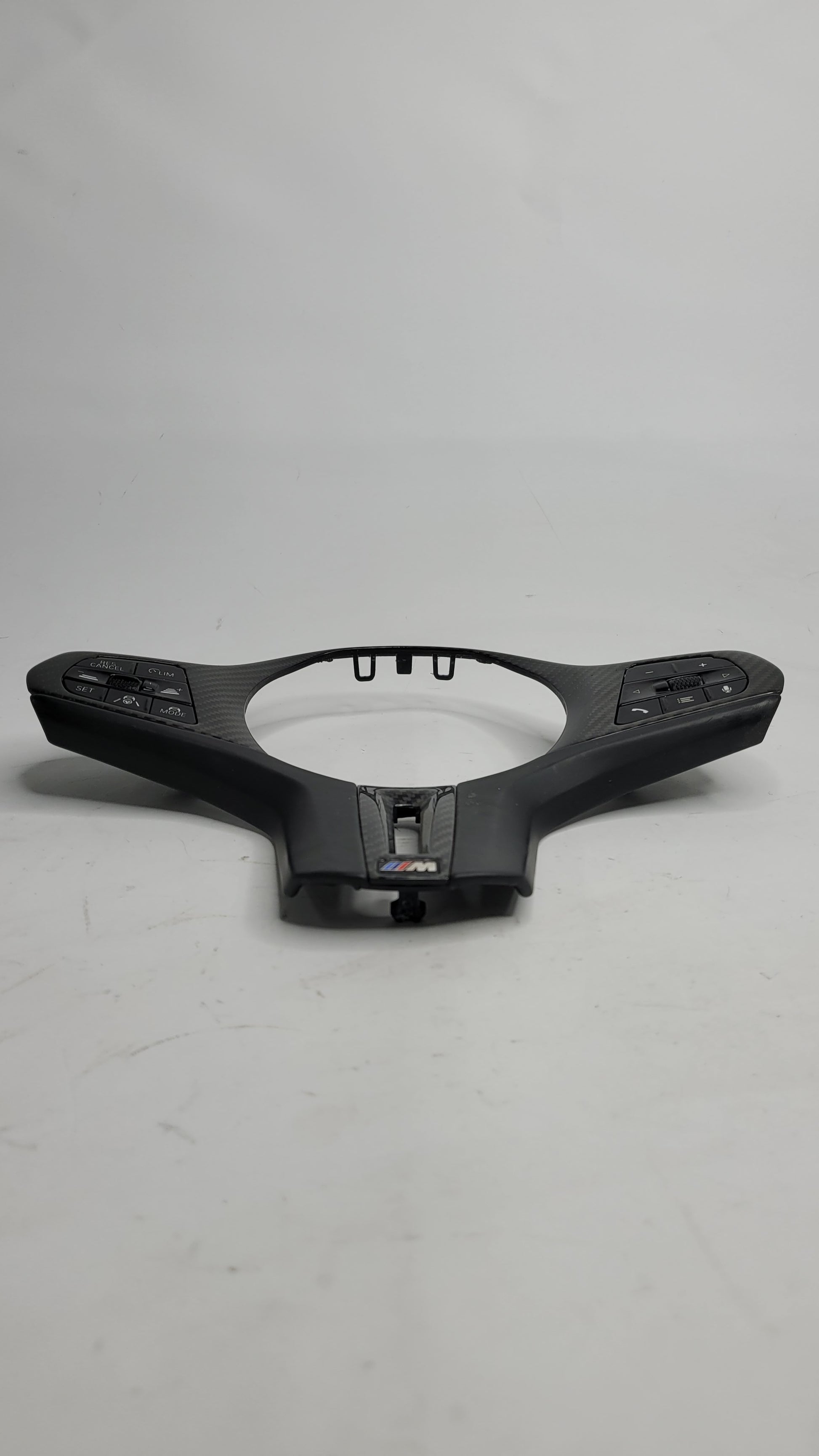 Carbon Steering Wheel Trim BMW M2 M3 M4 G87 G80 G82 With Steering Wheel Control Buttons - MPerformance.parts