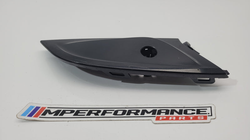 BMW 3 Series M340i front grille trim right side, black MPerformance.parts replacement for vehicle styling.