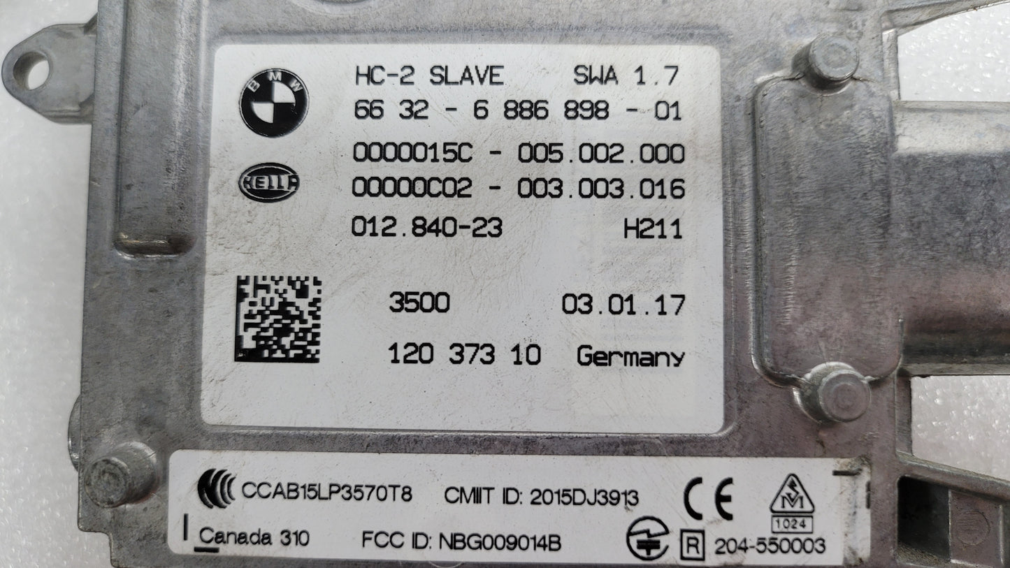 BMW M3 F80 Rear Right Lane Change Changing Warning Module - 6886898