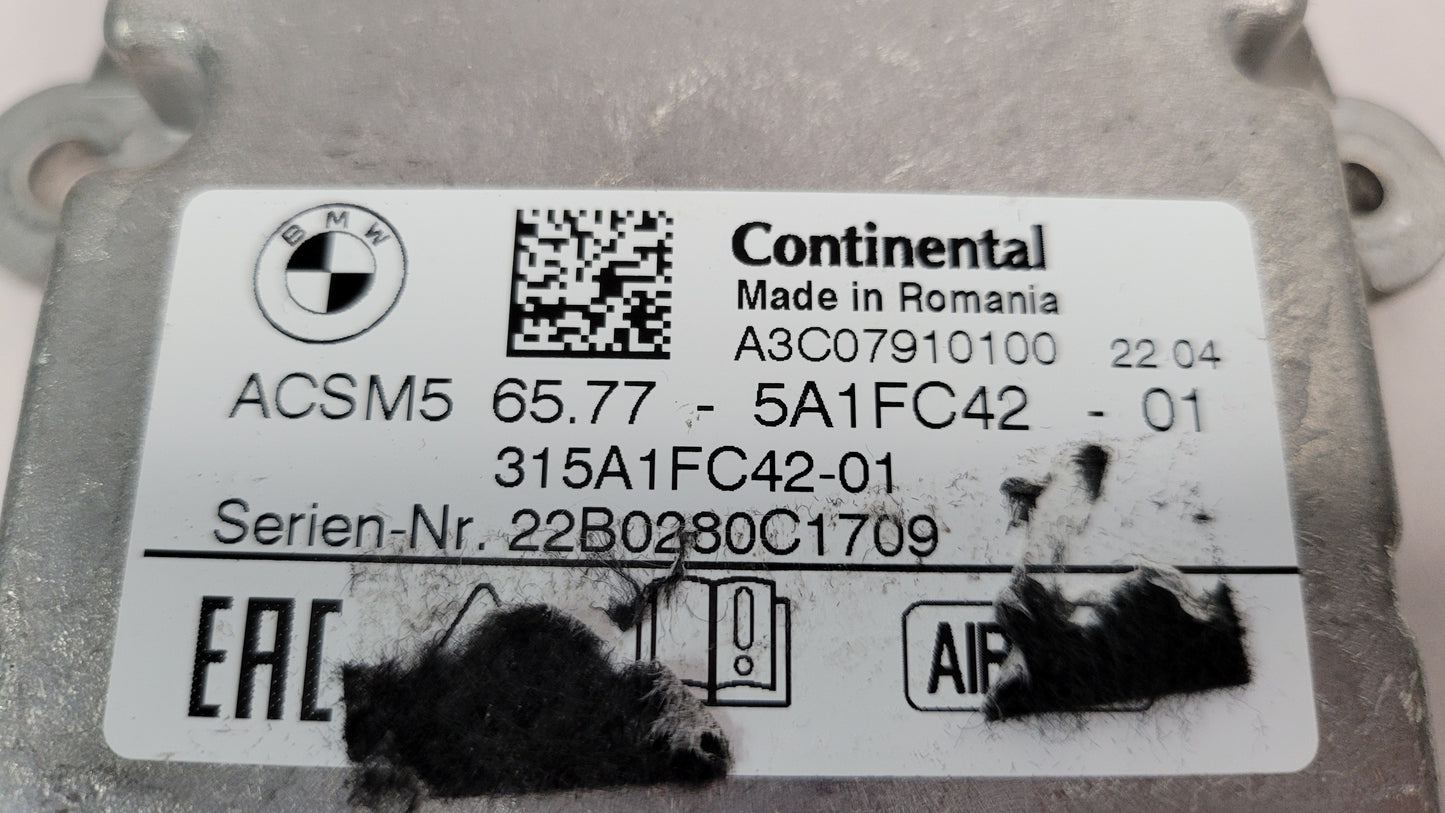 TOYOTA SUPRA GR BMW G80 G82 G83 M3 M4 CONTINENTAL AIRBAG MODULE 5A1FC42 - MPerformance.parts