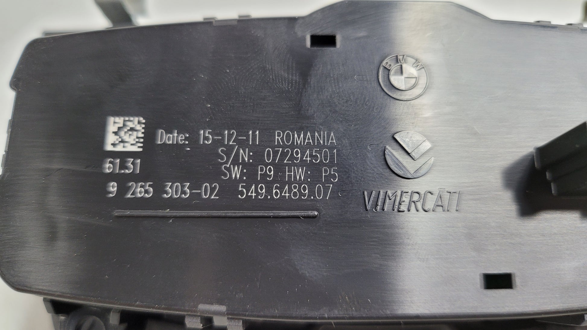 BMW F30 316 320 328 330 HEADLIGHT SWITCH 9265303 - MPerformance.parts