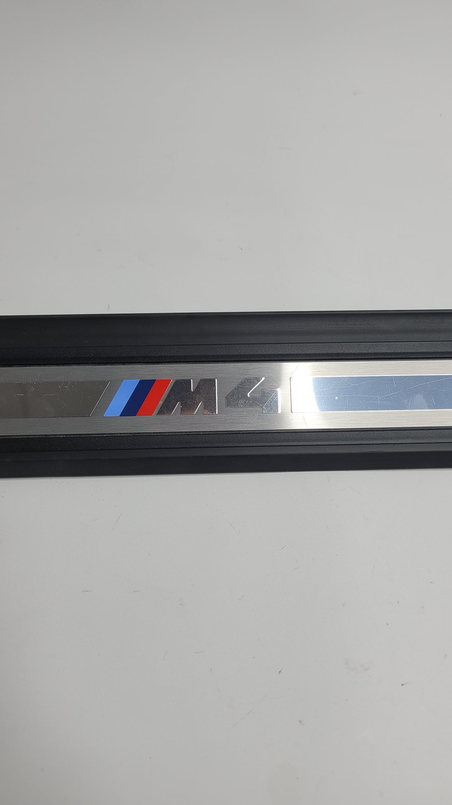 BMW G82 M4 OEM DOOR SILL KICK PLATE W/ LOGO RH LH 8075024-06 - MPerformance.parts