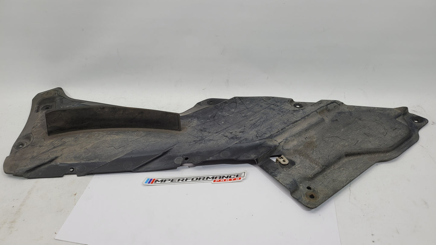 BMW M3 M4 G80 G82 G83 underbody panelling panel trim right side by MPerformance.parts, showing the sleek automotive component.