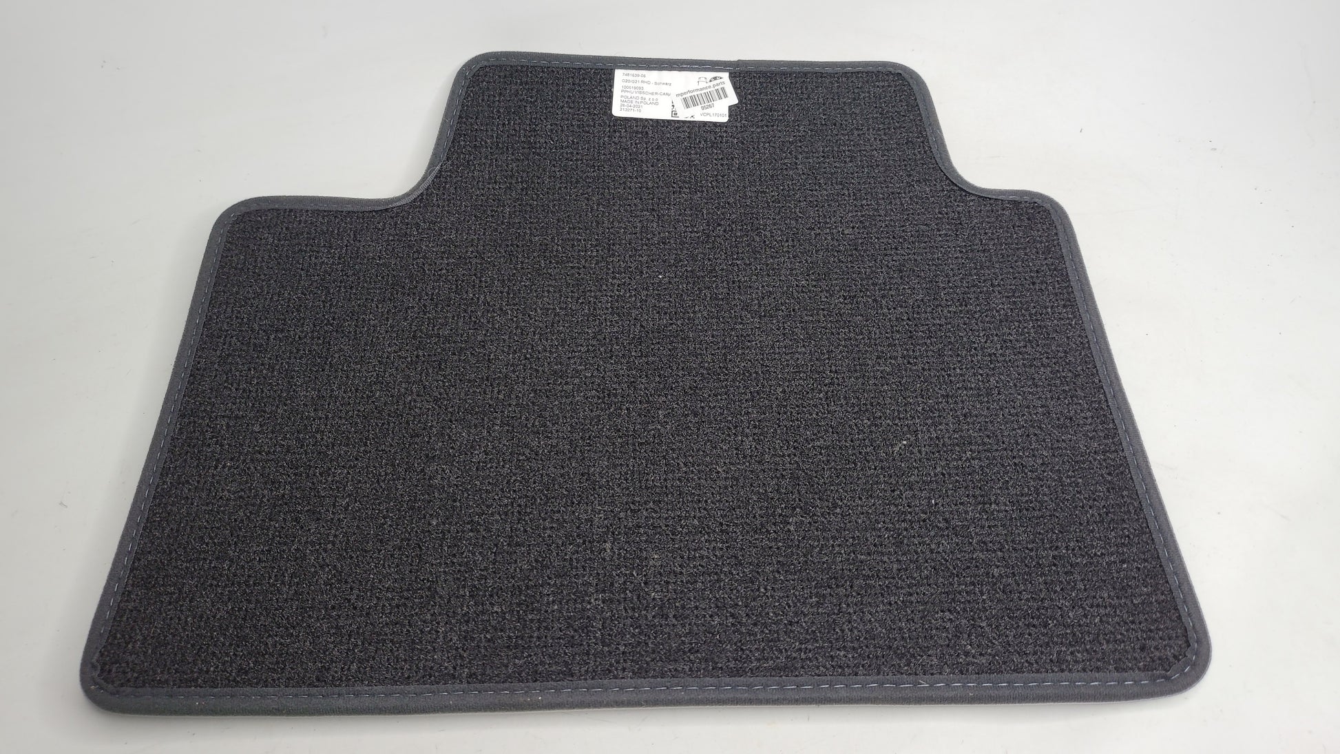 G80 M3 REAR RIGHT FLOORMAT 7481639-06 - MPerformance.parts