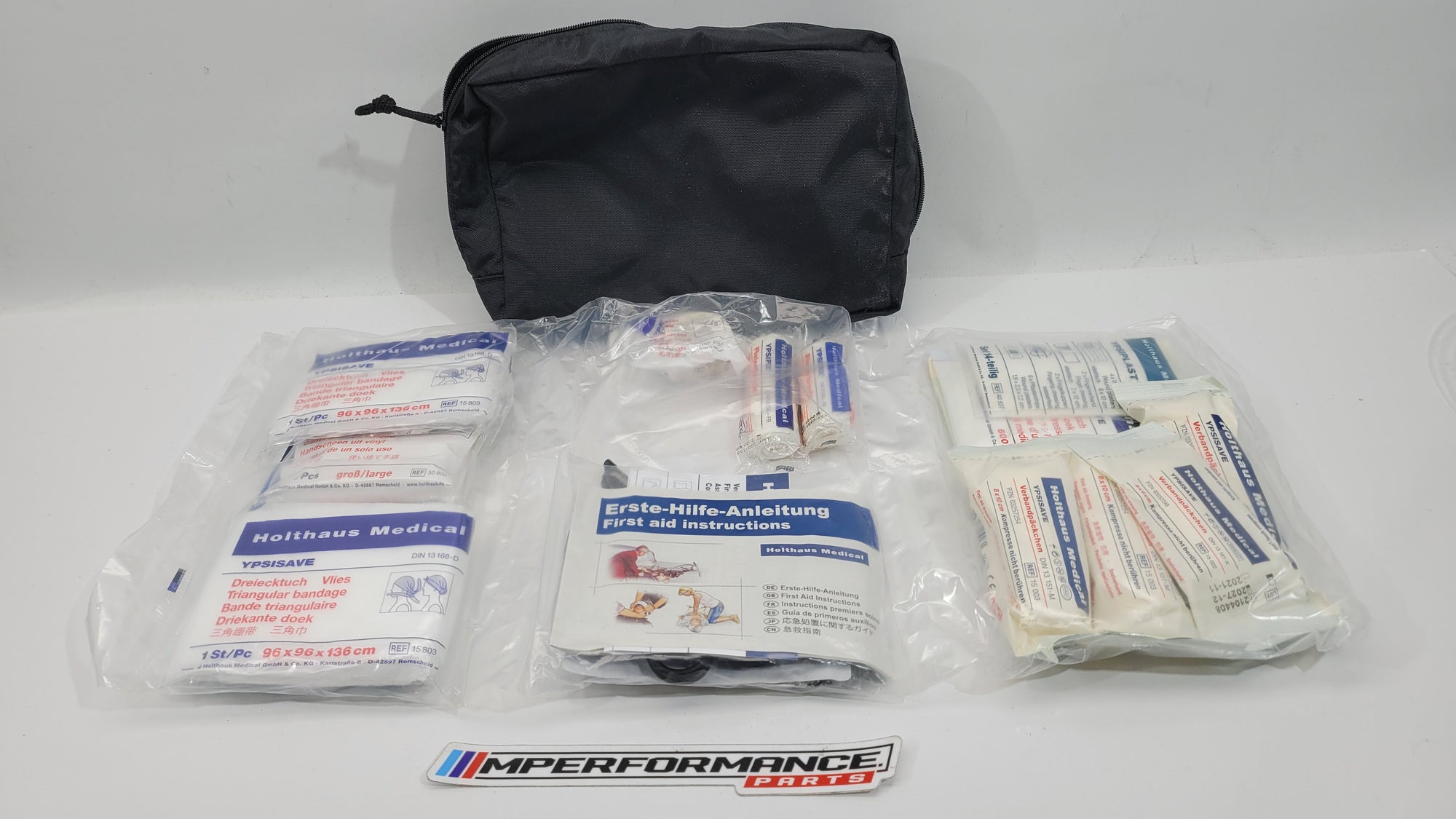 BMW First Aid Emergency Medical Kit Pouch Black 7261178 G80 M3