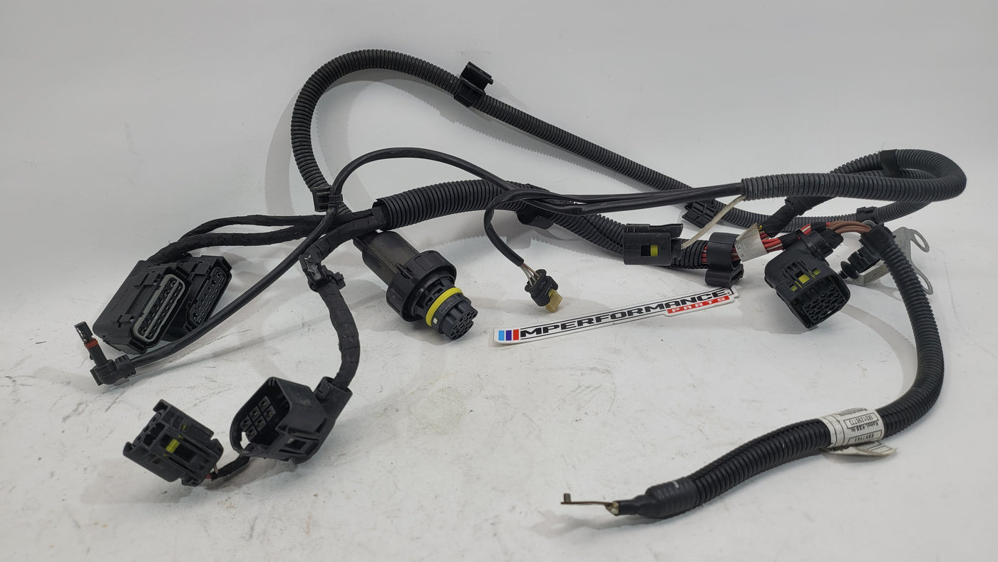 BMW M2 M3 M4 F80 F83 F82 series gearbox wiring loom by MPerformance.parts, showing a detailed view of the electrical harness.
