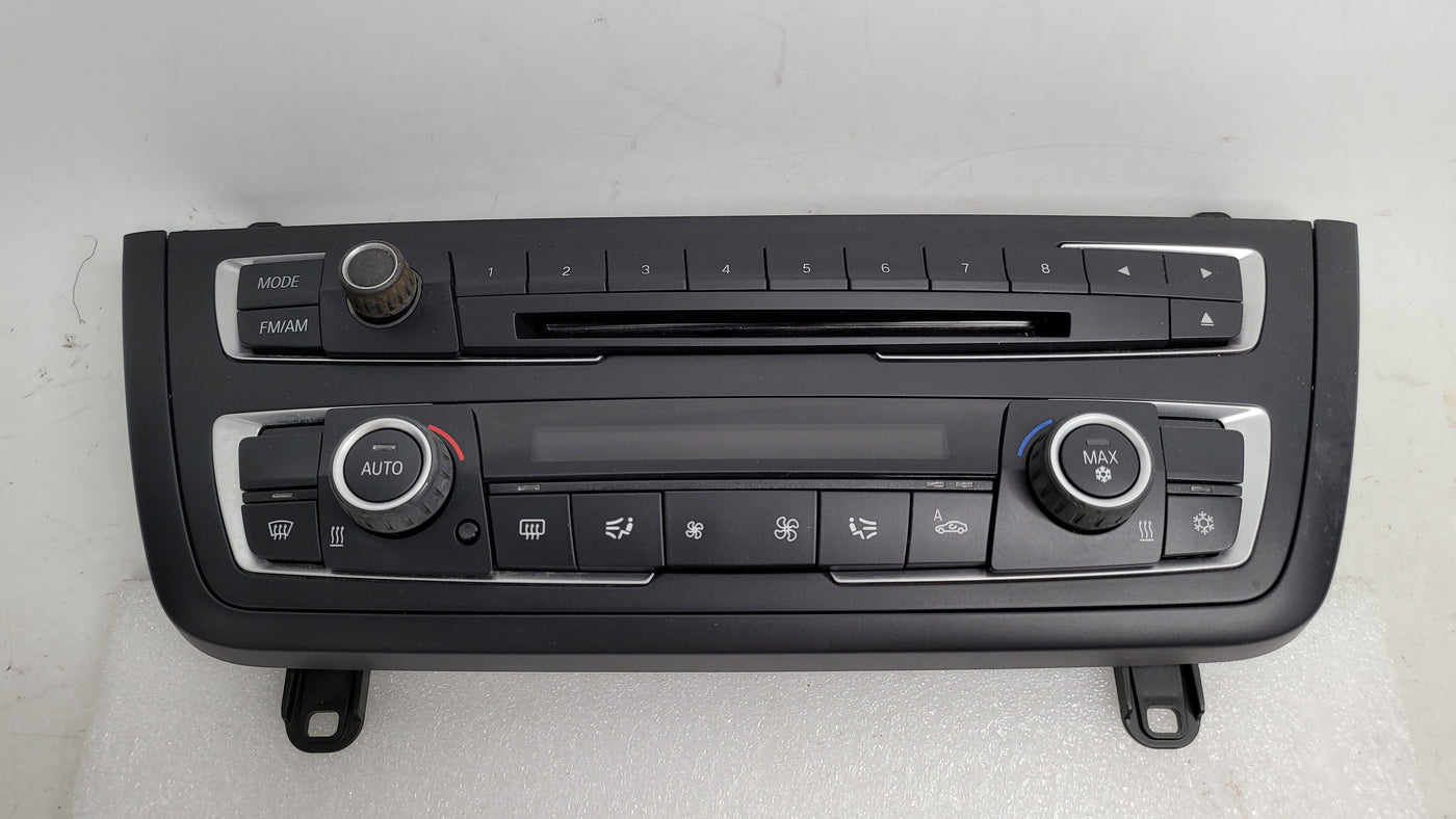 BMW 3 Series F30 climate control panel switch with temperature and airflow dials, part number 17313810, by MPerformance.parts