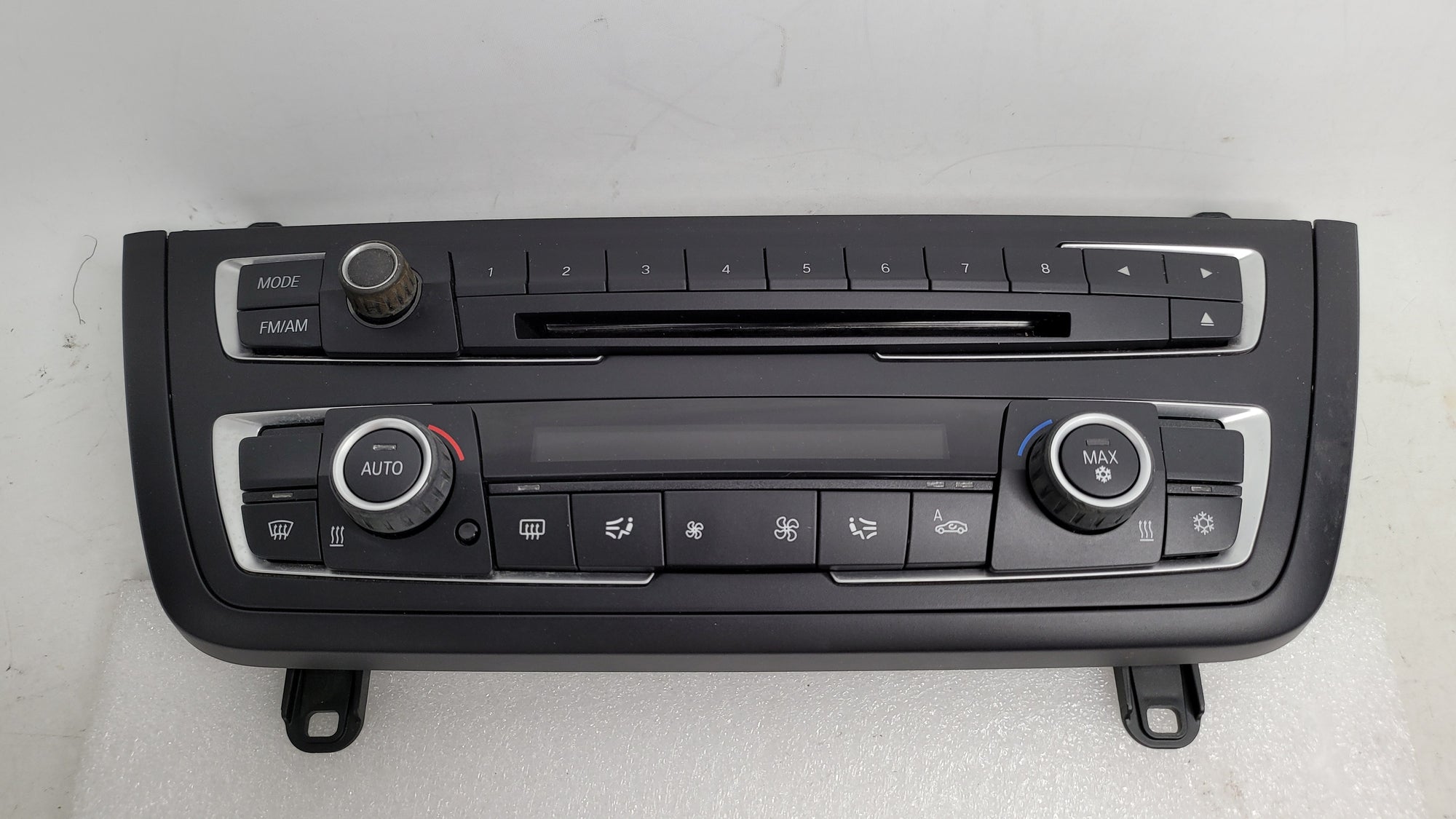 BMW 3 Series F30 climate control panel switch with temperature and airflow dials, part number 17313810, by MPerformance.parts