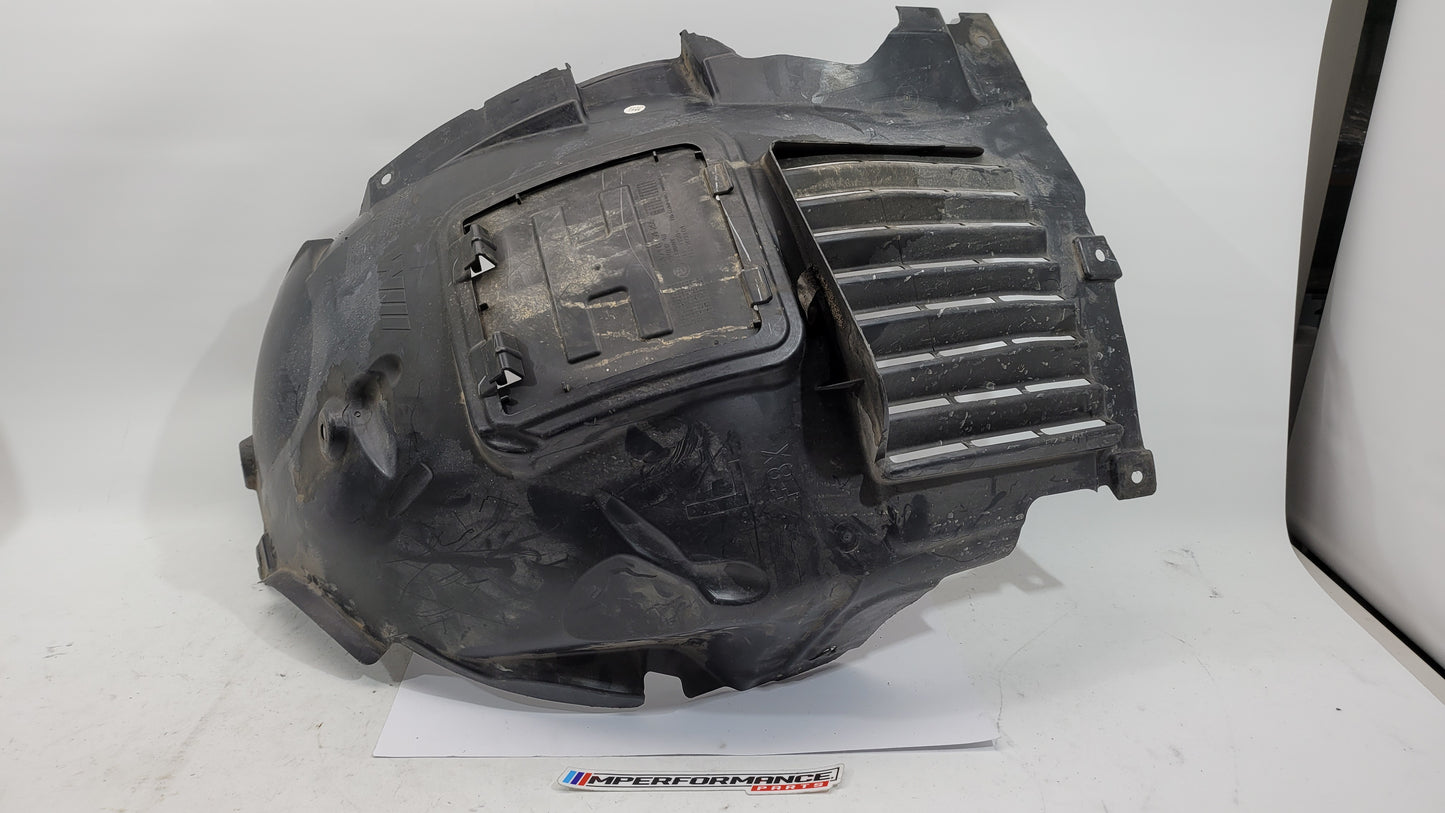 BMW F80 M3 F82 F83 M4 front left inner fender liner, genuine MPerformance.parts for vehicle protection and fitment.