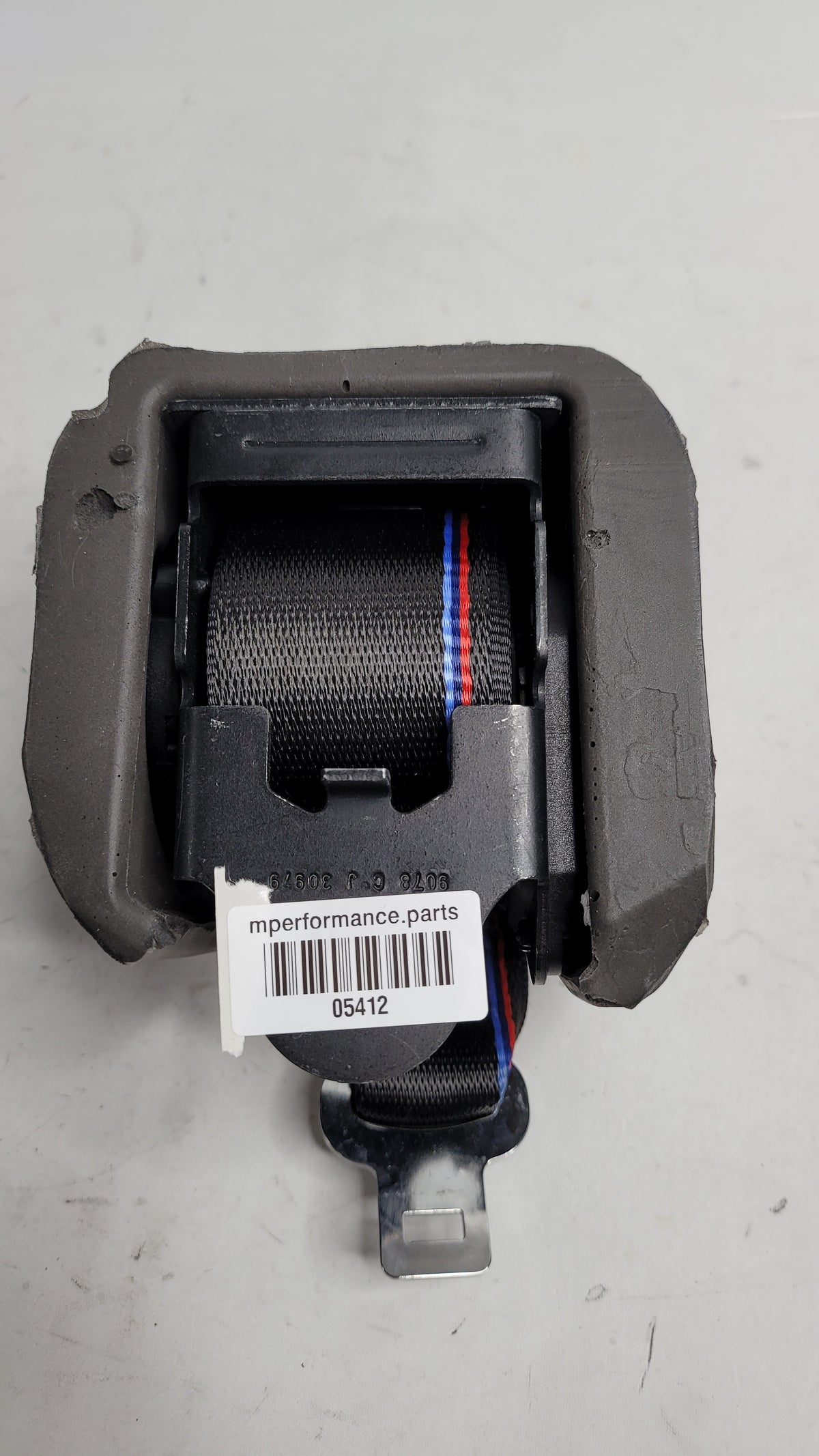 BMW MPerformance.parts engine component with detailed metal finish, showcasing high-quality automotive parts for BMW M models.