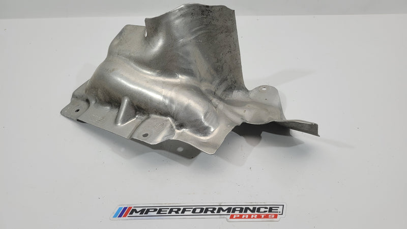 BMW 11657848039 heat shield for cylinders 1-3, showing the metal protective cover from the MPerformance.parts brand.