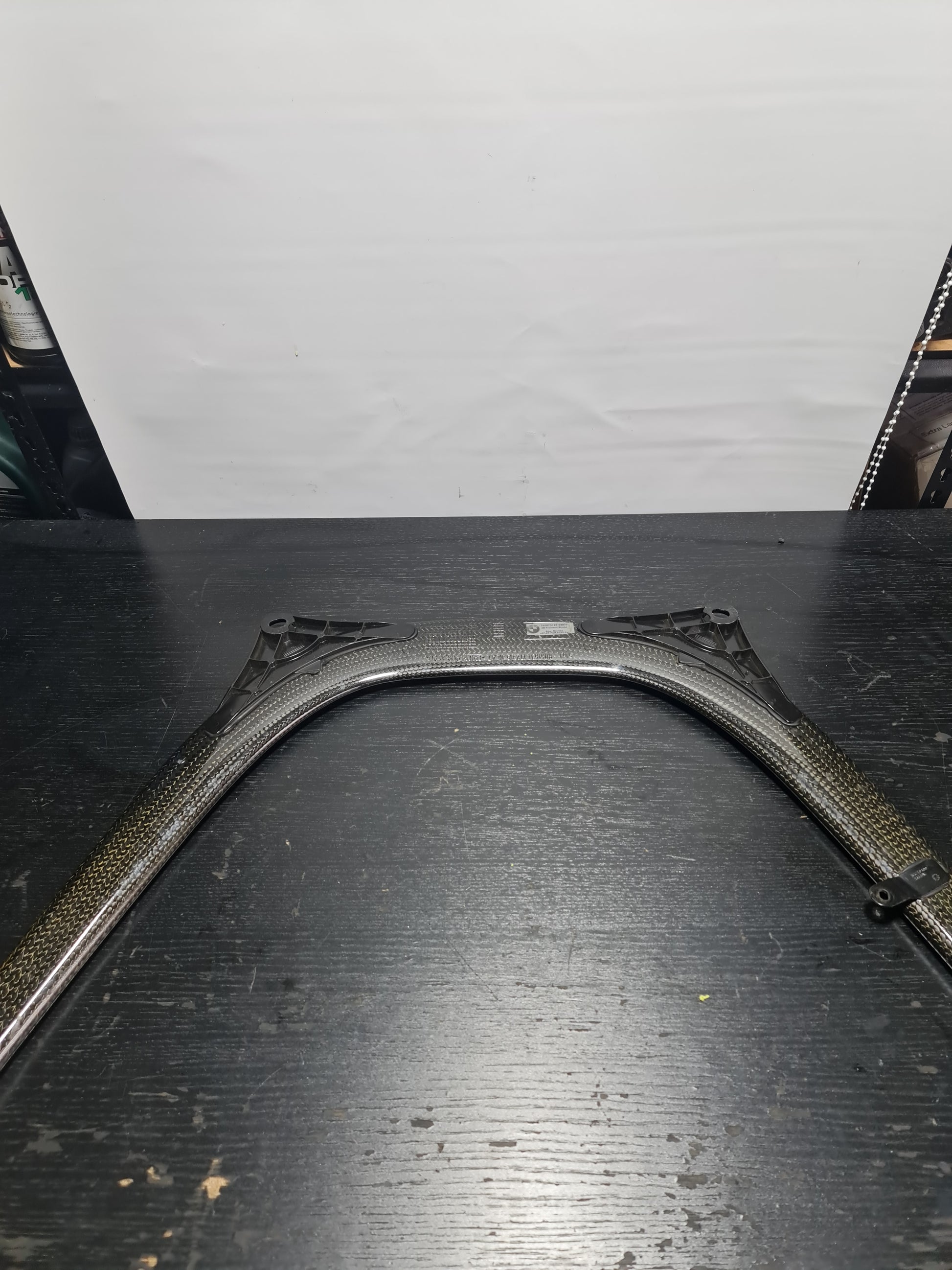 BMW F80 M3 F82 M4 Factory Front U-Shaped Carbon Fiber Brace CFRP - MPerformance.parts