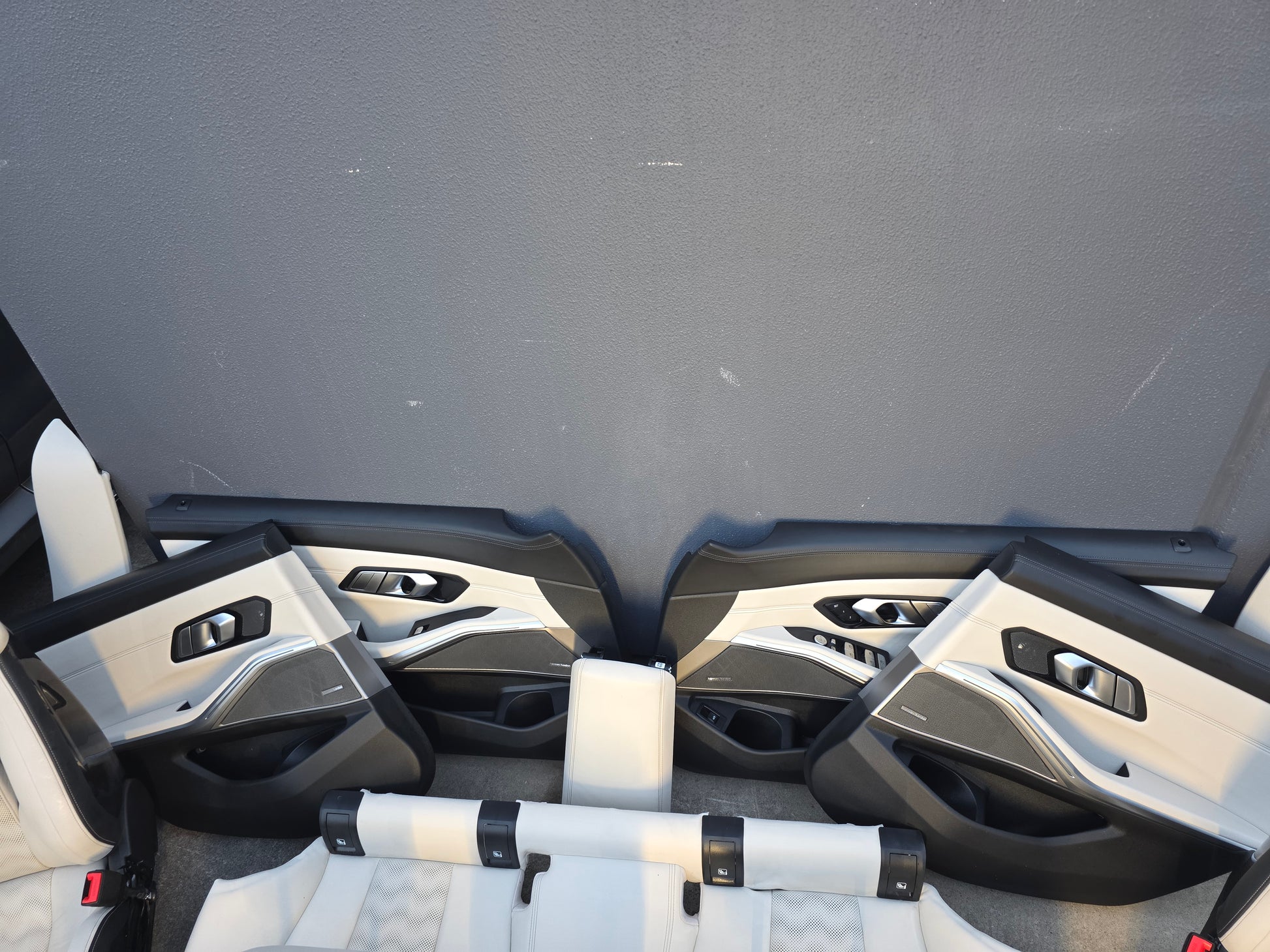 BMW G80 M3 Ivory White Full Interior With Carbon Buckets RARE - MPerformance.parts