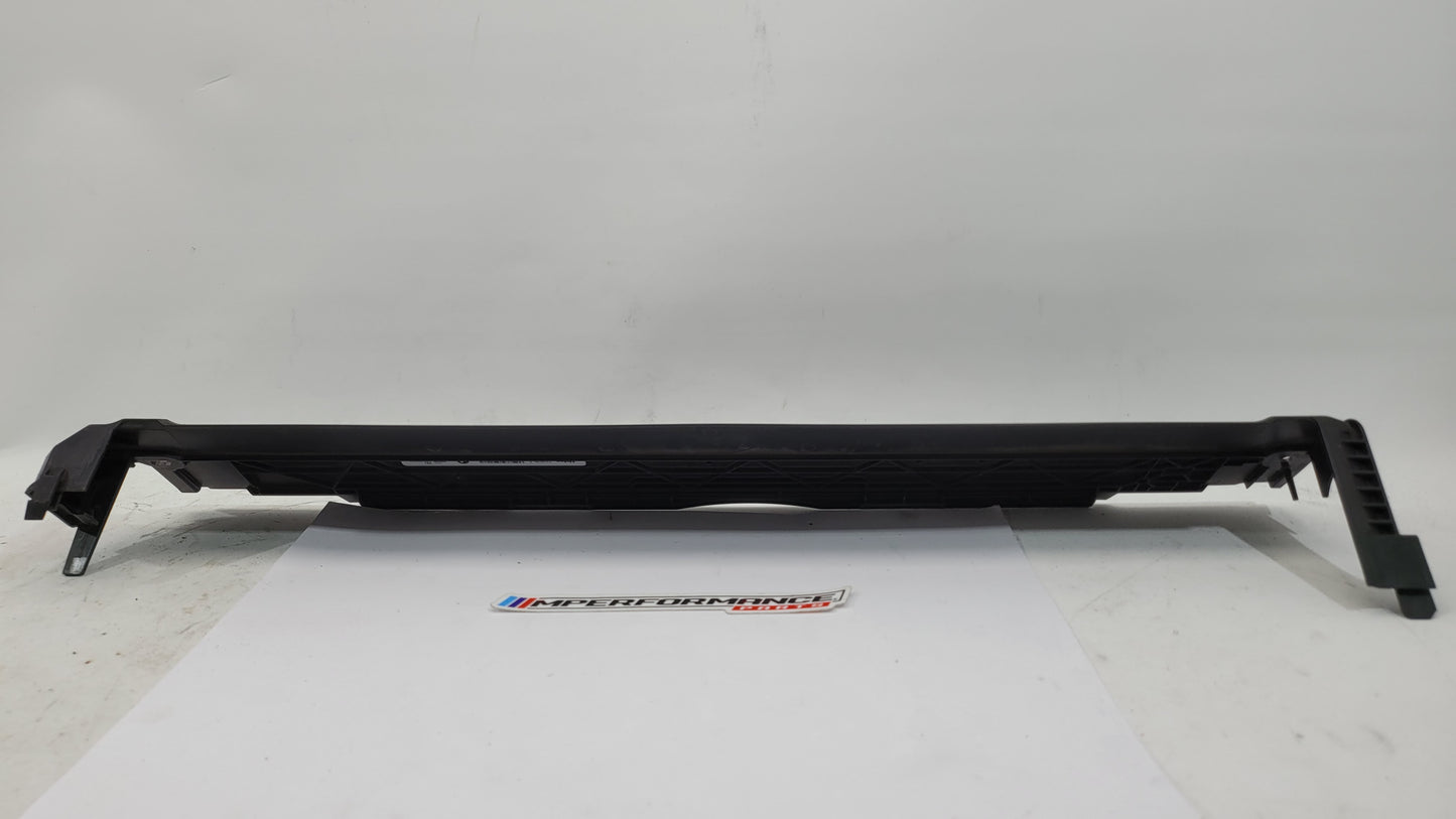 BMW M3/4 G8x cooling radiator upper cover by MPerformance.parts, showing the black plastic cover with mounting details.