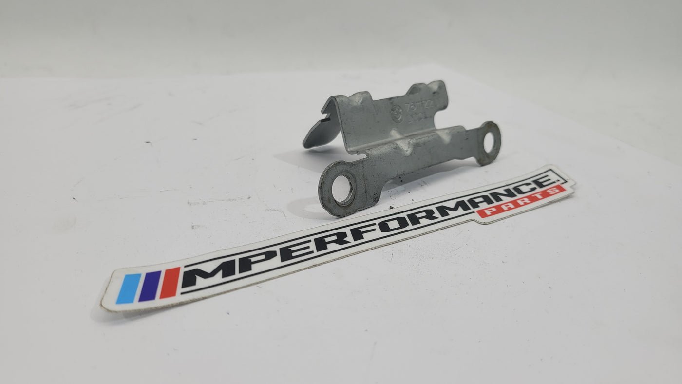 BMW M2 main body engine wire harness cable holder bracket by MPerformance.parts, shown mounted on the engine.