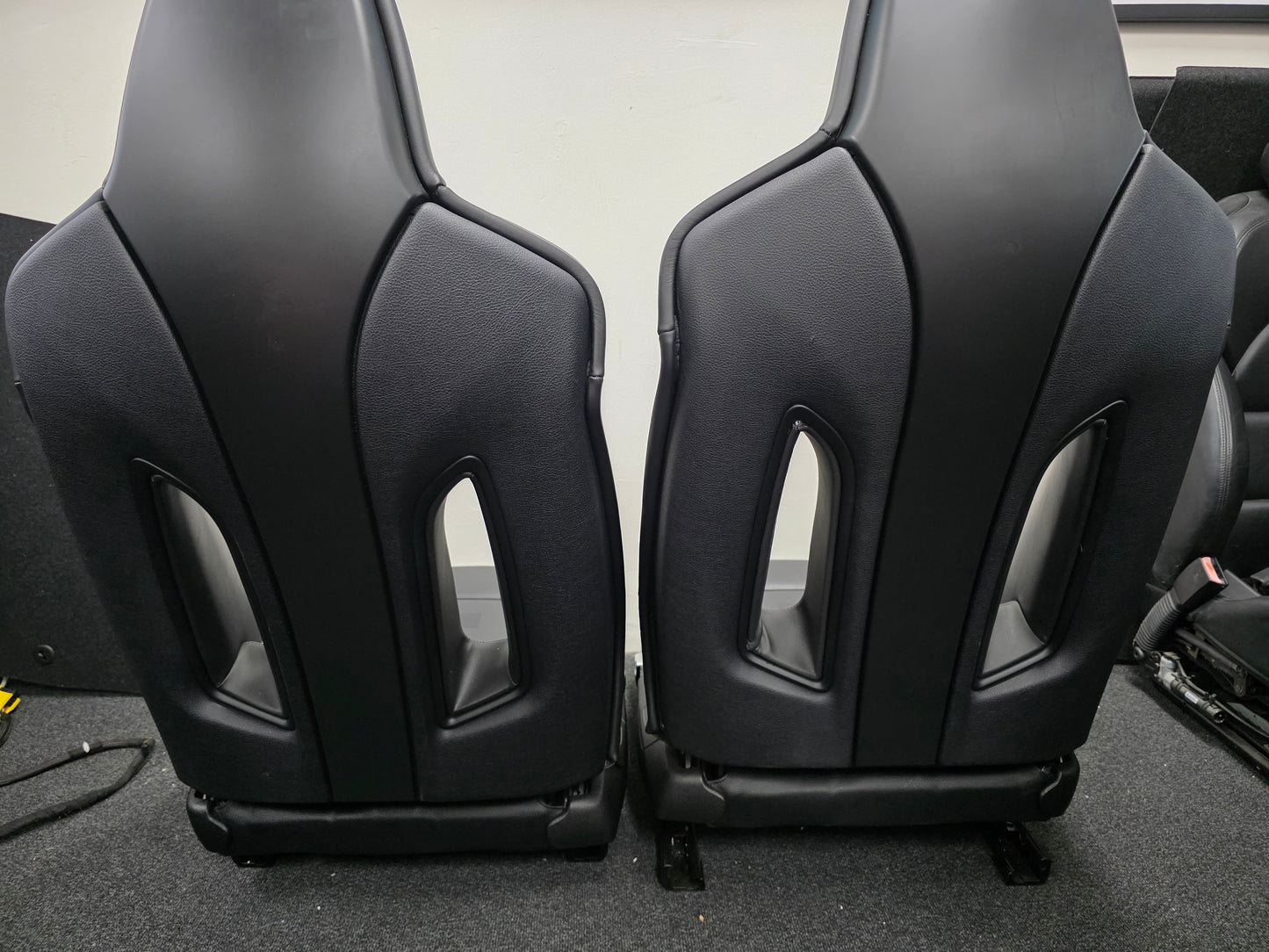 BMW F80 M3 Black Leather Seats - MPerformance.parts