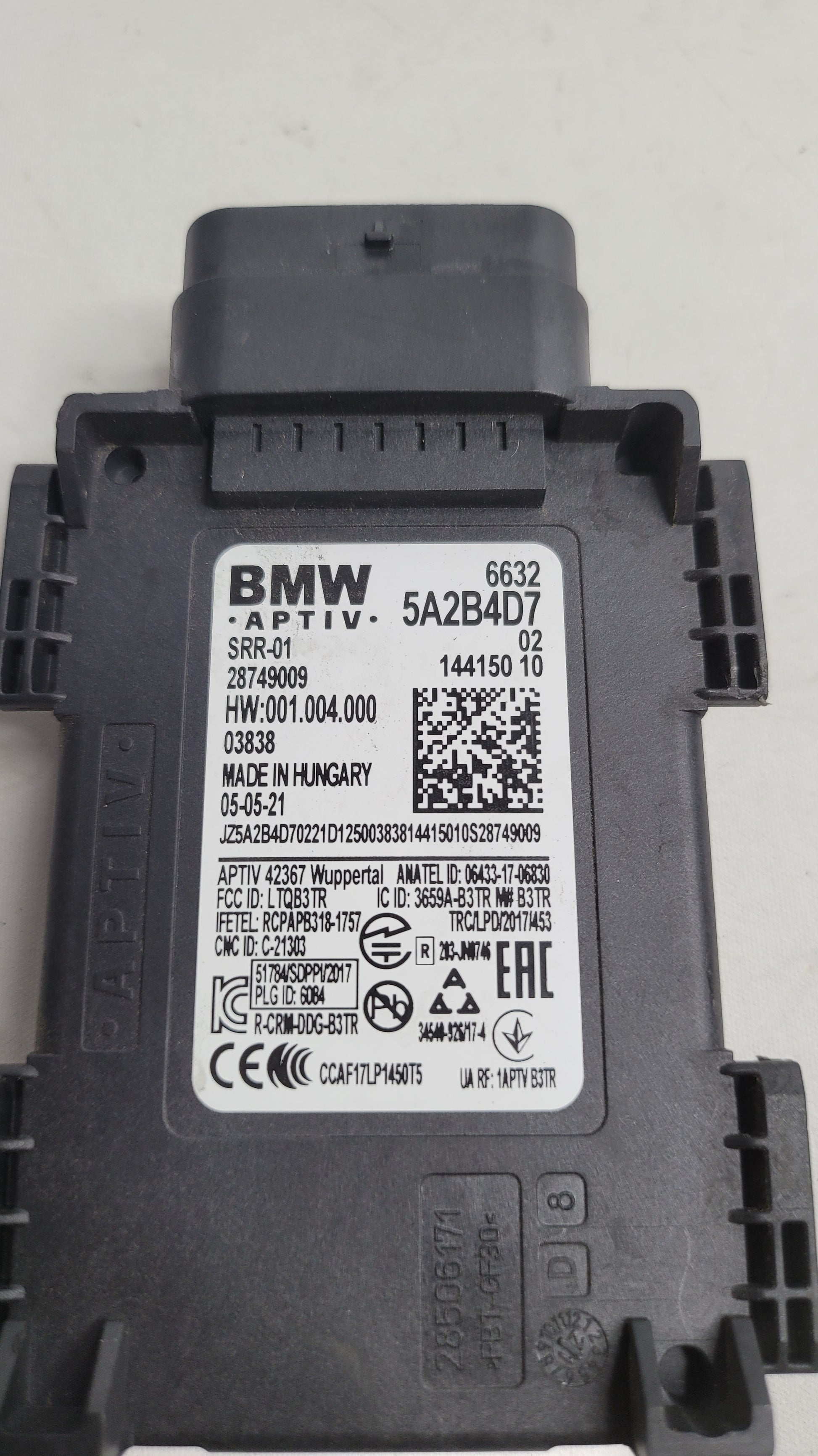 BMW F40 G80 G81 G82 G83  G30 G11 Radar Sensor Close Range SRR-01 5A2B4D7 - MPerformance.parts