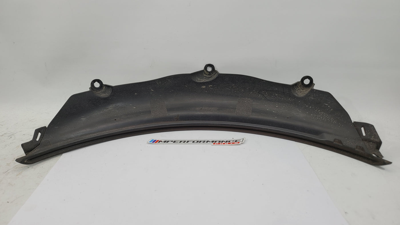 BMW M3 G80 G81 rear side wheel arch trim flaring, showcasing the black exterior with detailed wheel arch design.