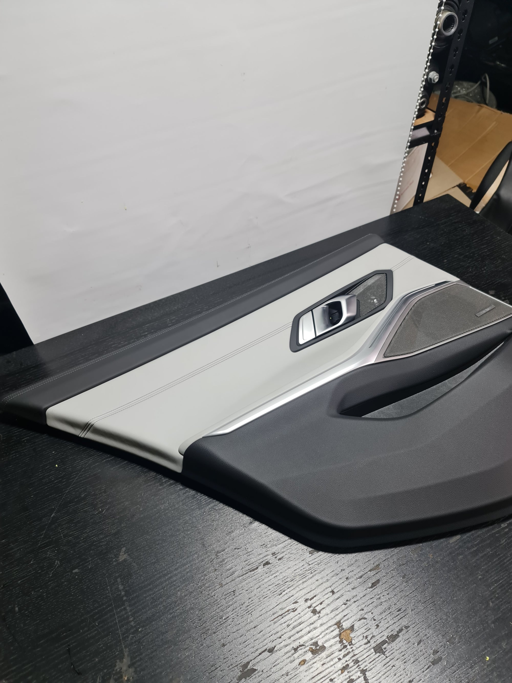 G80 M3 Silverstone Merino Leather Rear Passenger Door Card 97744241 - MPerformance.parts
