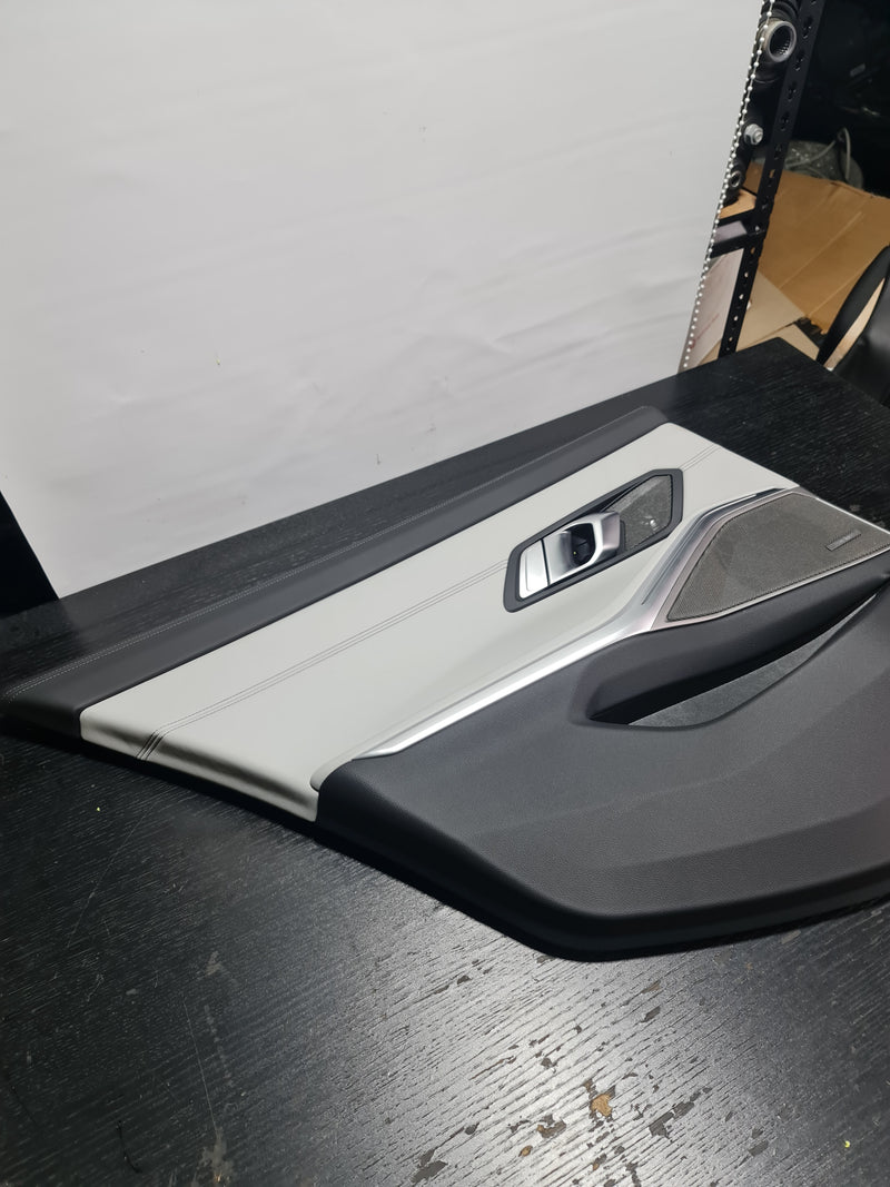 G80 M3 Silverstone Merino Leather Rear Passenger Door Card 97744241 - MPerformance.parts