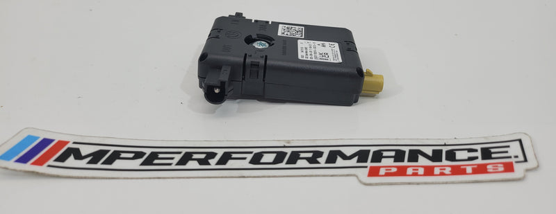BMW 3 G20 G80 M3 Competition antenna amplifier by MPerformance.parts, showing the compact black electronic component.