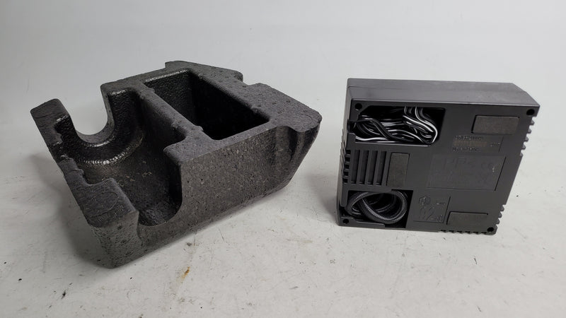BMW 3 4 F30 F32 F82 F80 M3 M4 spare tire air compressor storage tray by MPerformance.parts, shown in black with mounting details.