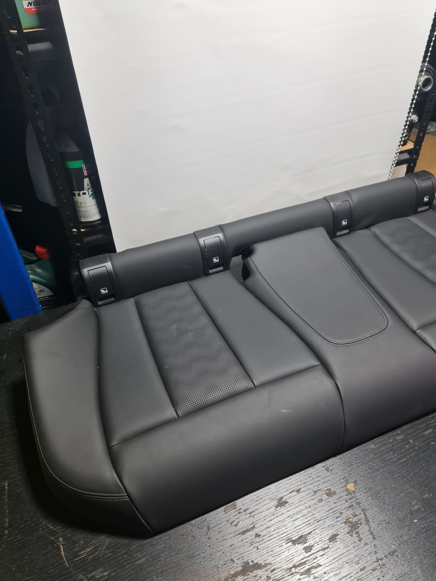 2023 BMW M3 COMPETITION XDRIVE G80 OEM BLACK LEATHER REAR SEAT ASSY 52207447831 - MPerformance.parts