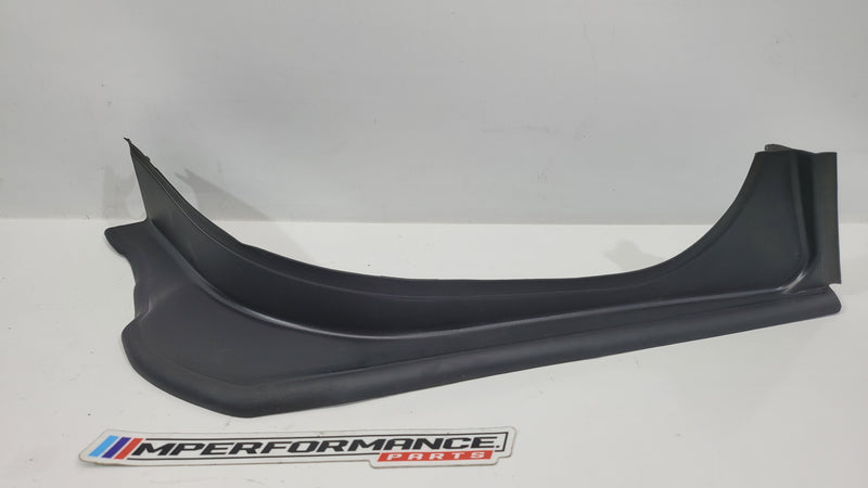 BMW M3 G80 rear light cover drip rail trim right driver side, part 7430620, made by MPerformance.parts, shown in the image.