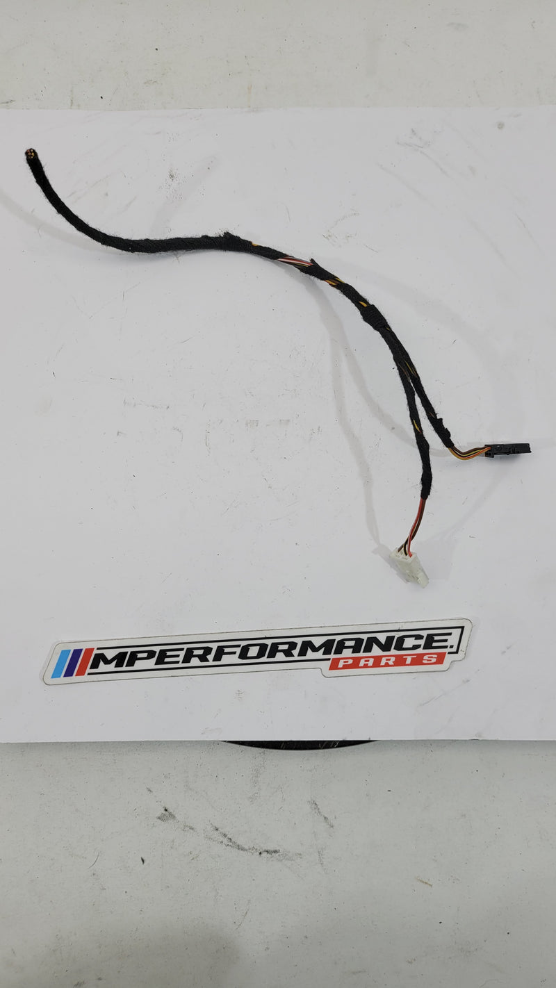 BMW M2 F87 wiring loom 8377236 from MPerformance.parts, showing the detailed black wiring harness with connectors and protective sheathing.
