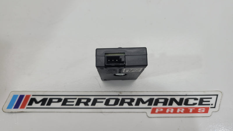 BMW M3 M4 Series G80 G82 radio antenna amplifier suppression filter by MPerformance.parts, shown in a close-up view.