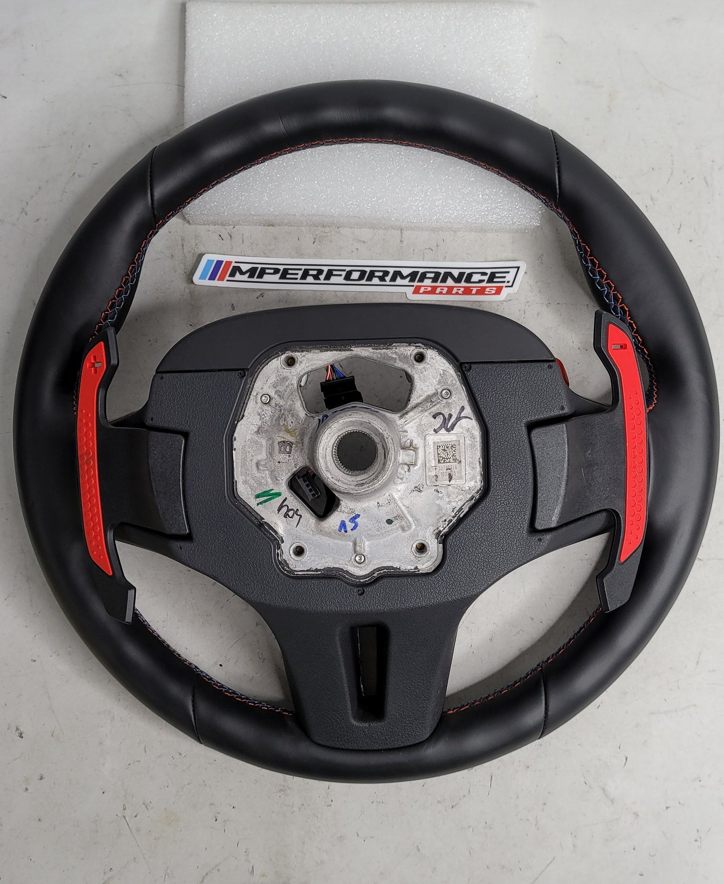 BMW G82 M4/G80 M3 OEM Steering Wheel–Leather w/ Carbon Trim - MPerformance.parts