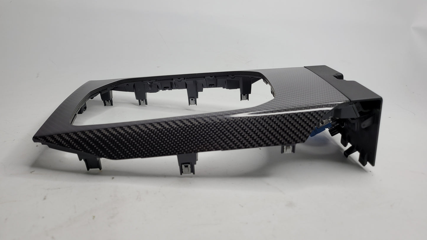 BMW M3 G20 G80 G82 G83 Carbon Fiber Center Console Trim Shifter Bezel With USB Port - MPerformance.parts