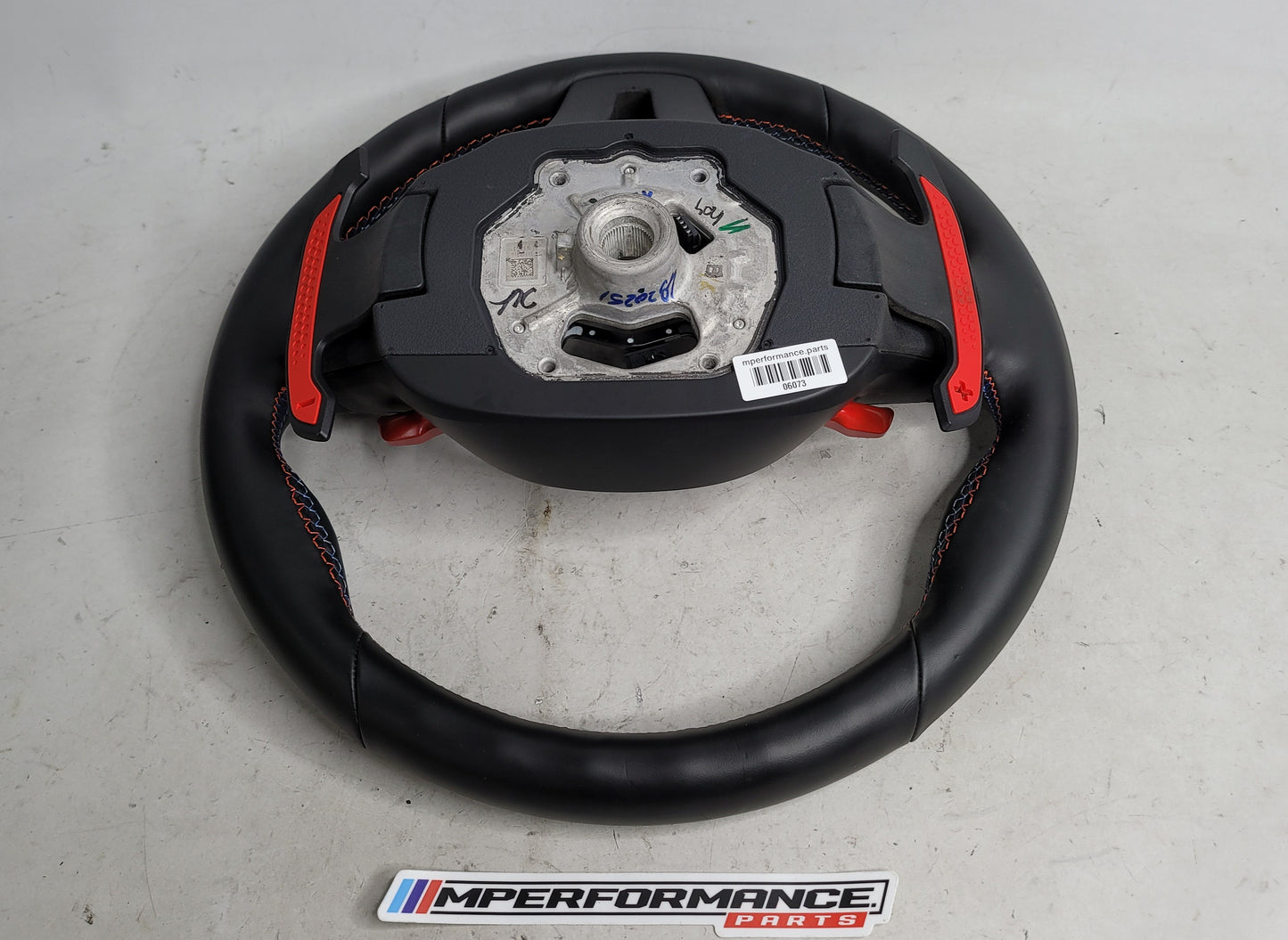 BMW G82 M4/G80 M3 OEM Steering Wheel–Leather w/ Carbon Trim - MPerformance.parts